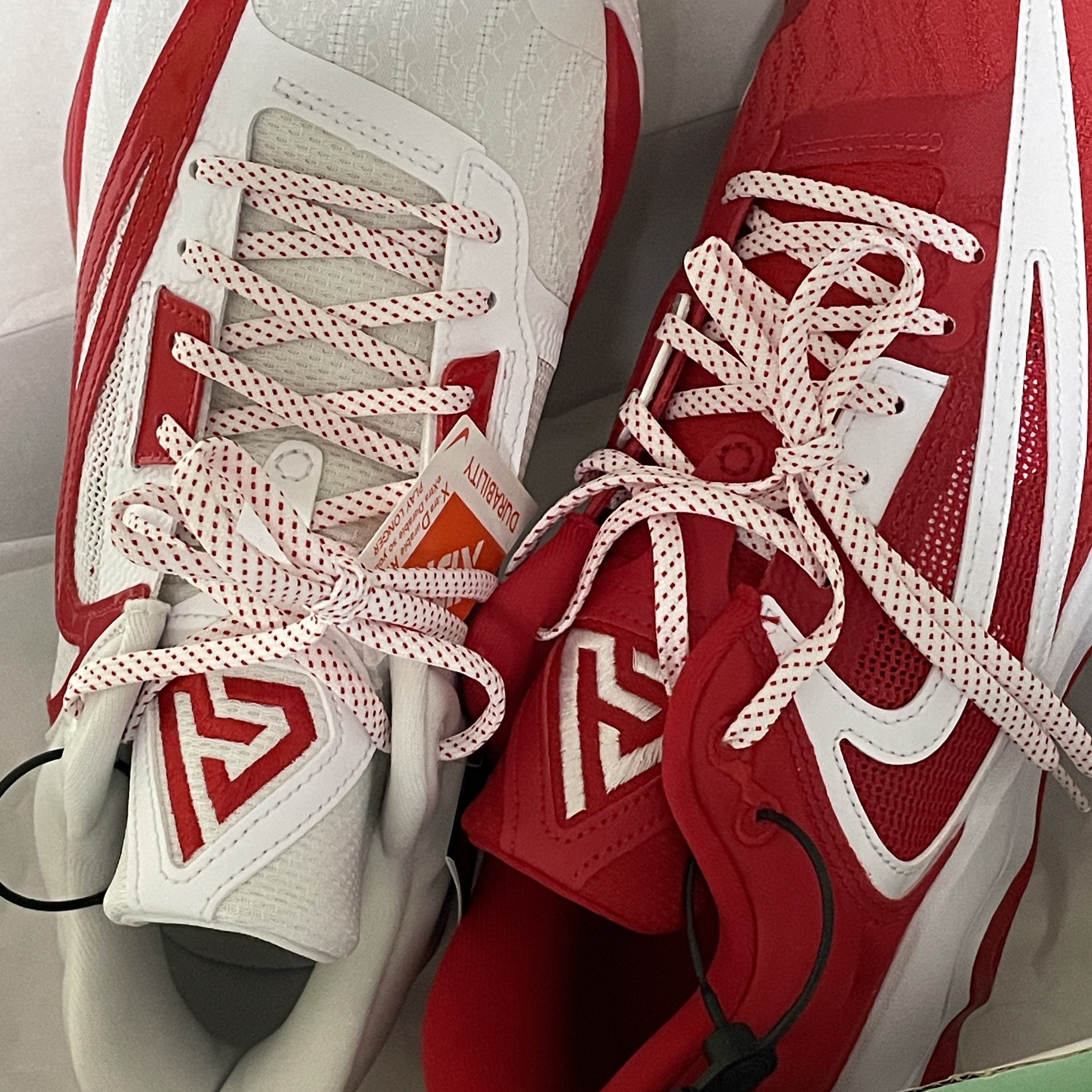 Nike Giannis Immortality 3 ASW EP University Red White 착용 스타일 - 1
