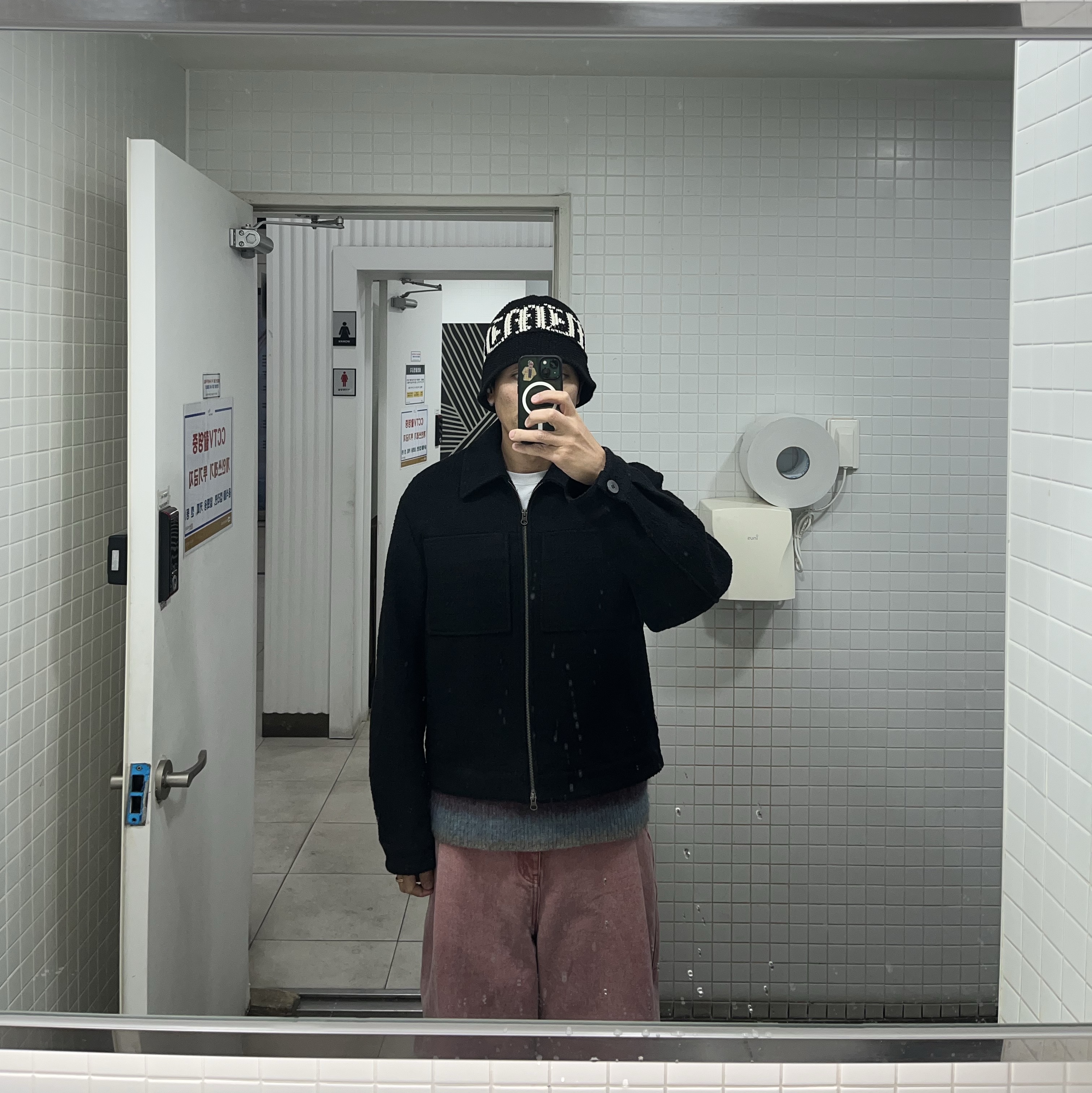 Wooyoungmi Tweed Jacket Black - 24SS 착용 스타일
