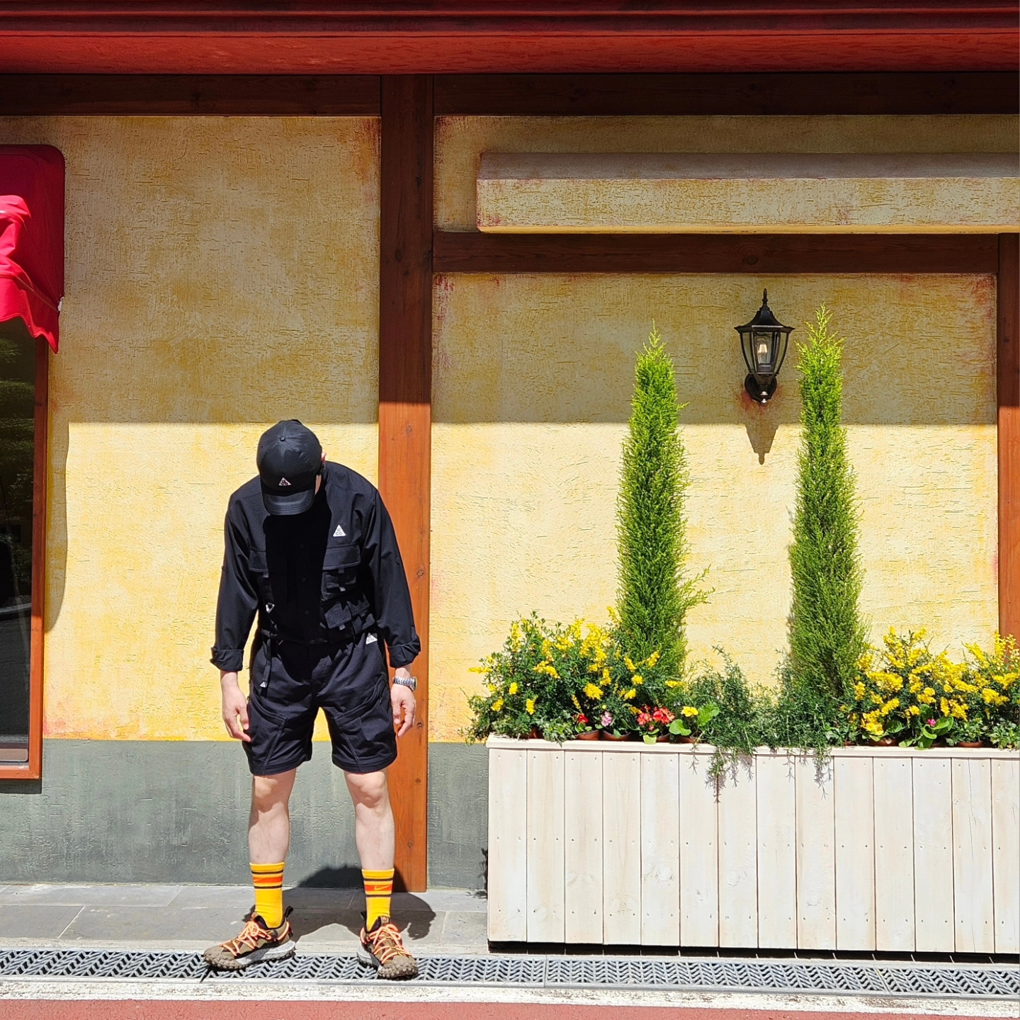 Nike ACG Trail Cap Black, Nike ACG Smith Summit Cargo Pants Black - Asia 착용 스타일 - 8