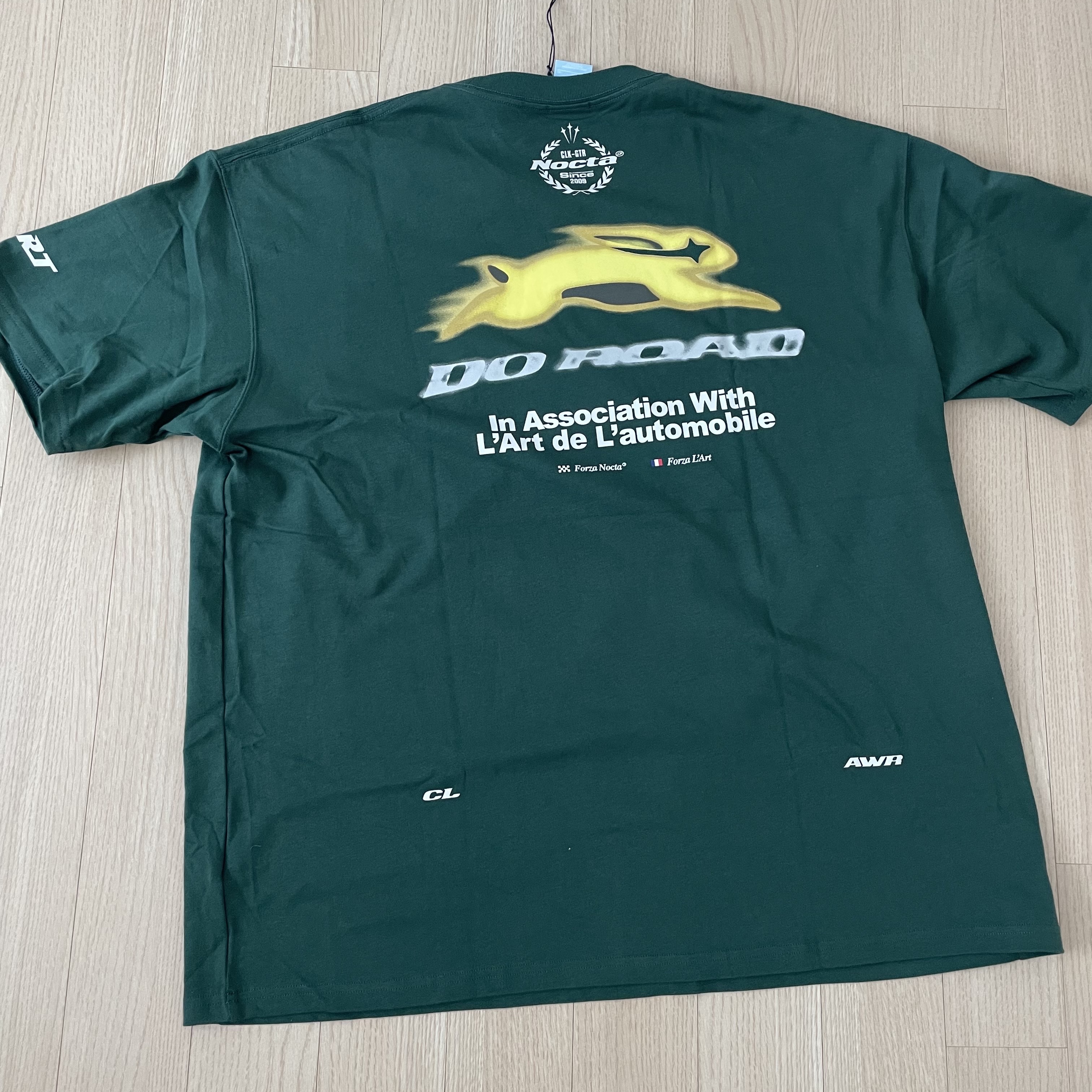 Nike x Drake Nocta x Kar L'Art De L'Automobile Burrow T-Shirt Pro Green (FD2205-397) 착용 스타일