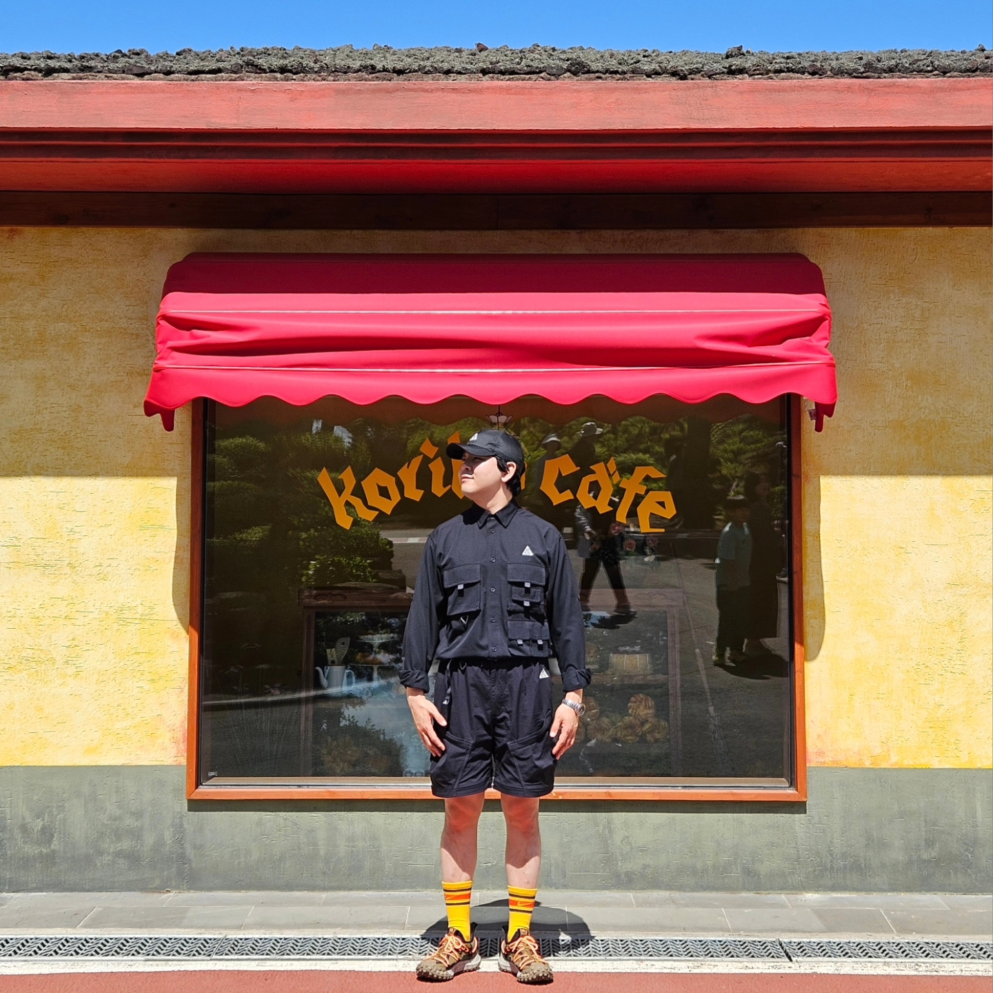 Nike ACG Trail Cap Black, Nike ACG Smith Summit Cargo Pants Black - Asia 착용 스타일 - 6
