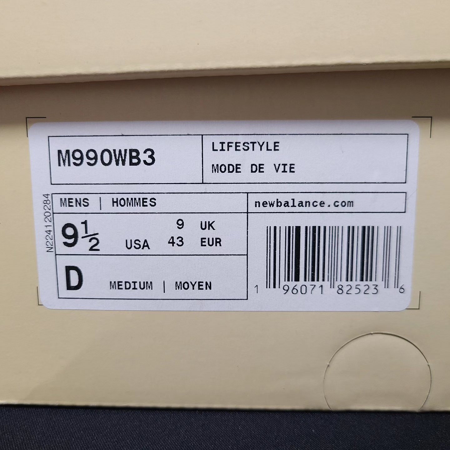 New Balance 990v3 Made in USA White Blue 착용 스타일 - 10