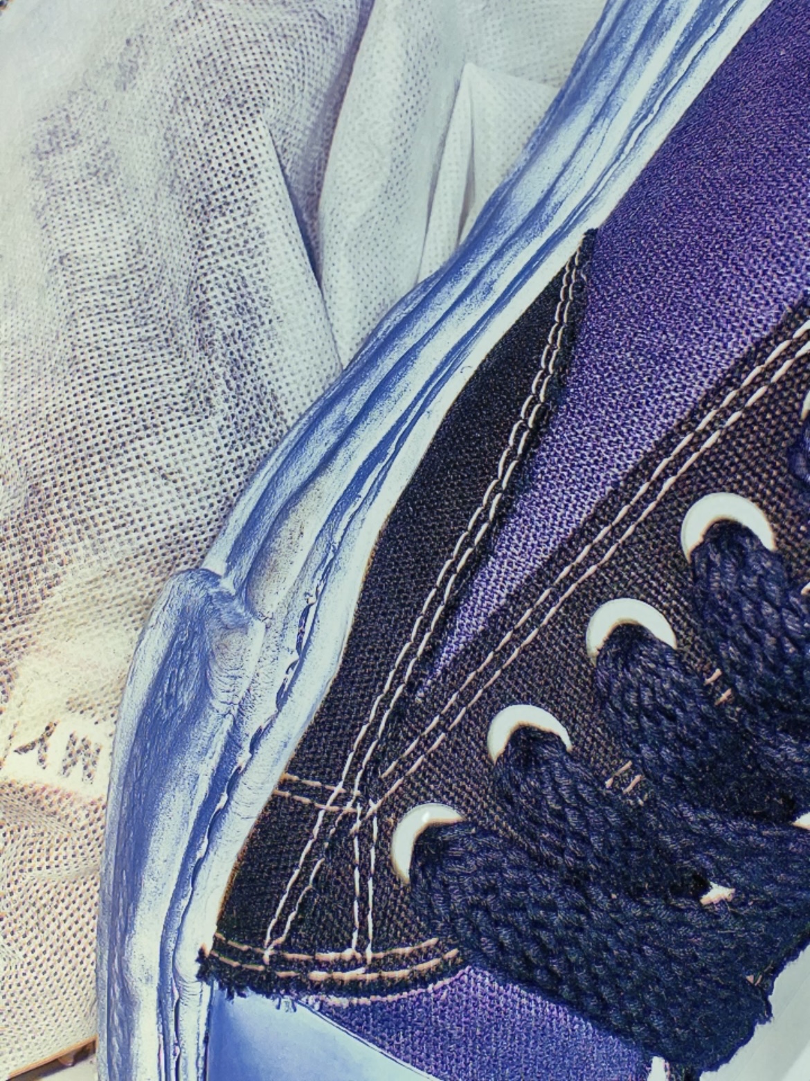 Maison Mihara Yasuhiro Peterson OD OG Sole Canvas Low-top Sneakers Black 착용 스타일