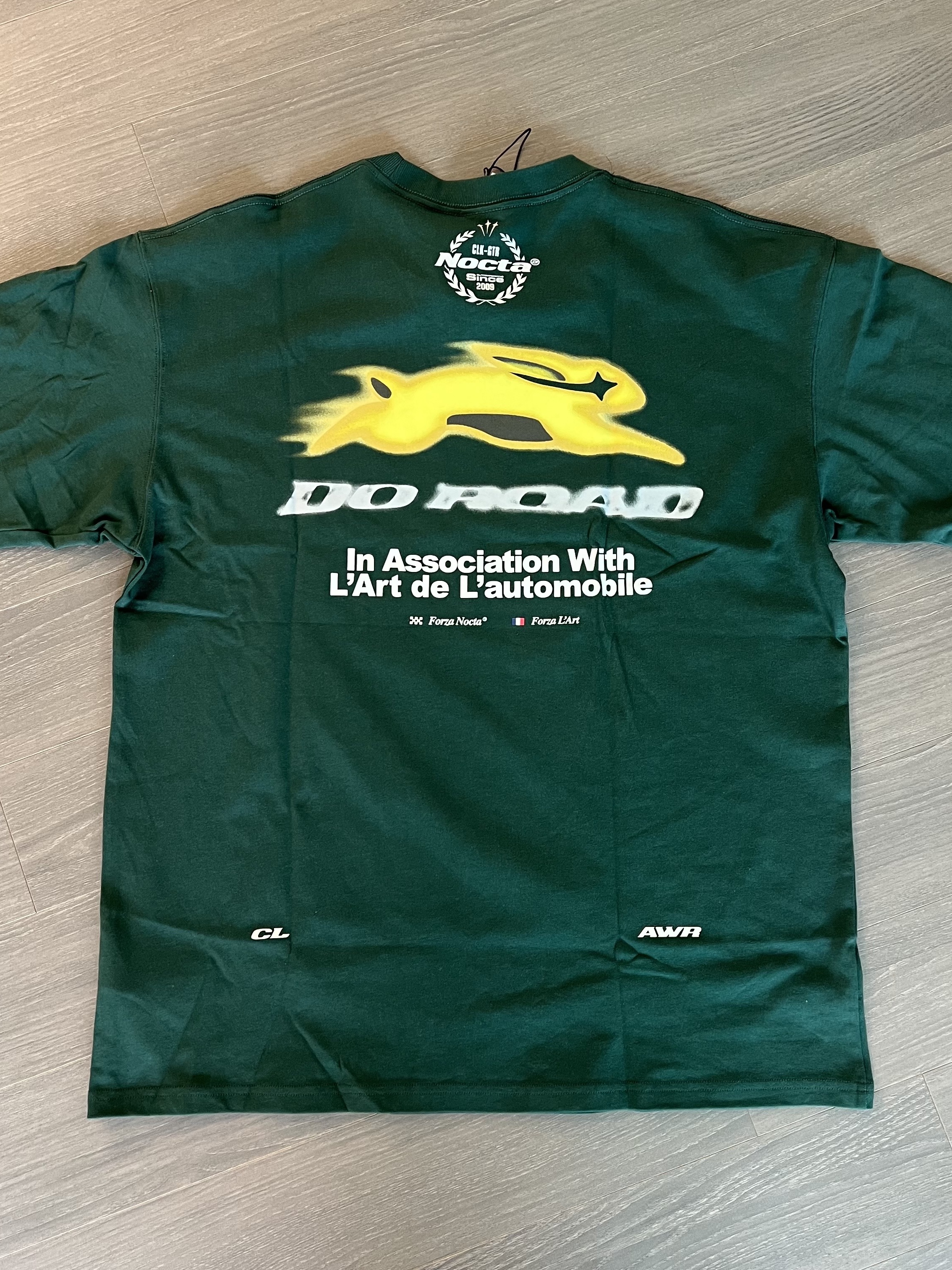 Nike x Drake Nocta x Kar L'Art De L'Automobile Burrow T-Shirt Pro Green (FD2205-397) 착용 스타일 - 5