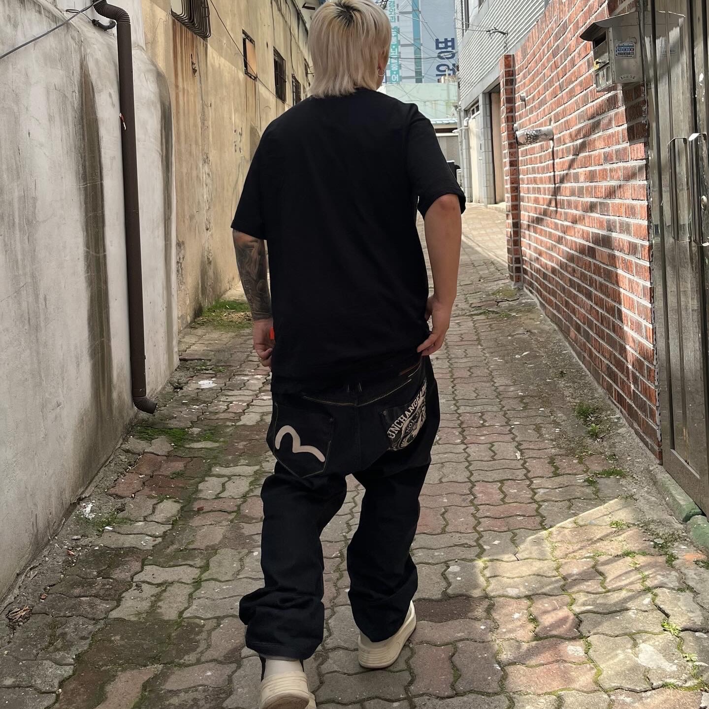 Converse x Drkshdw Turbowpn Pelican 착용 스타일 - 3