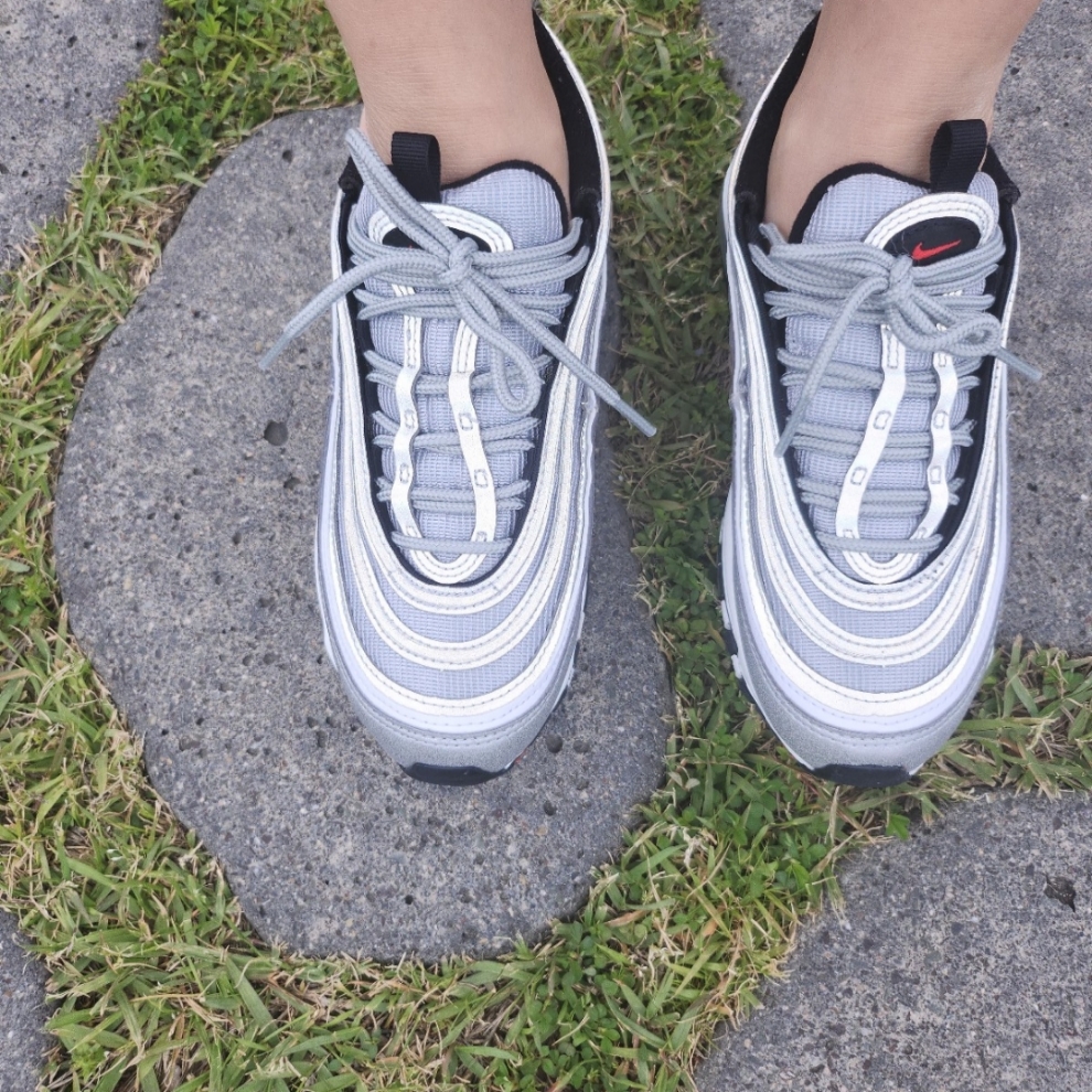 (W) Nike Air Max 97 OG Silver Bullet 2022 착용 스타일