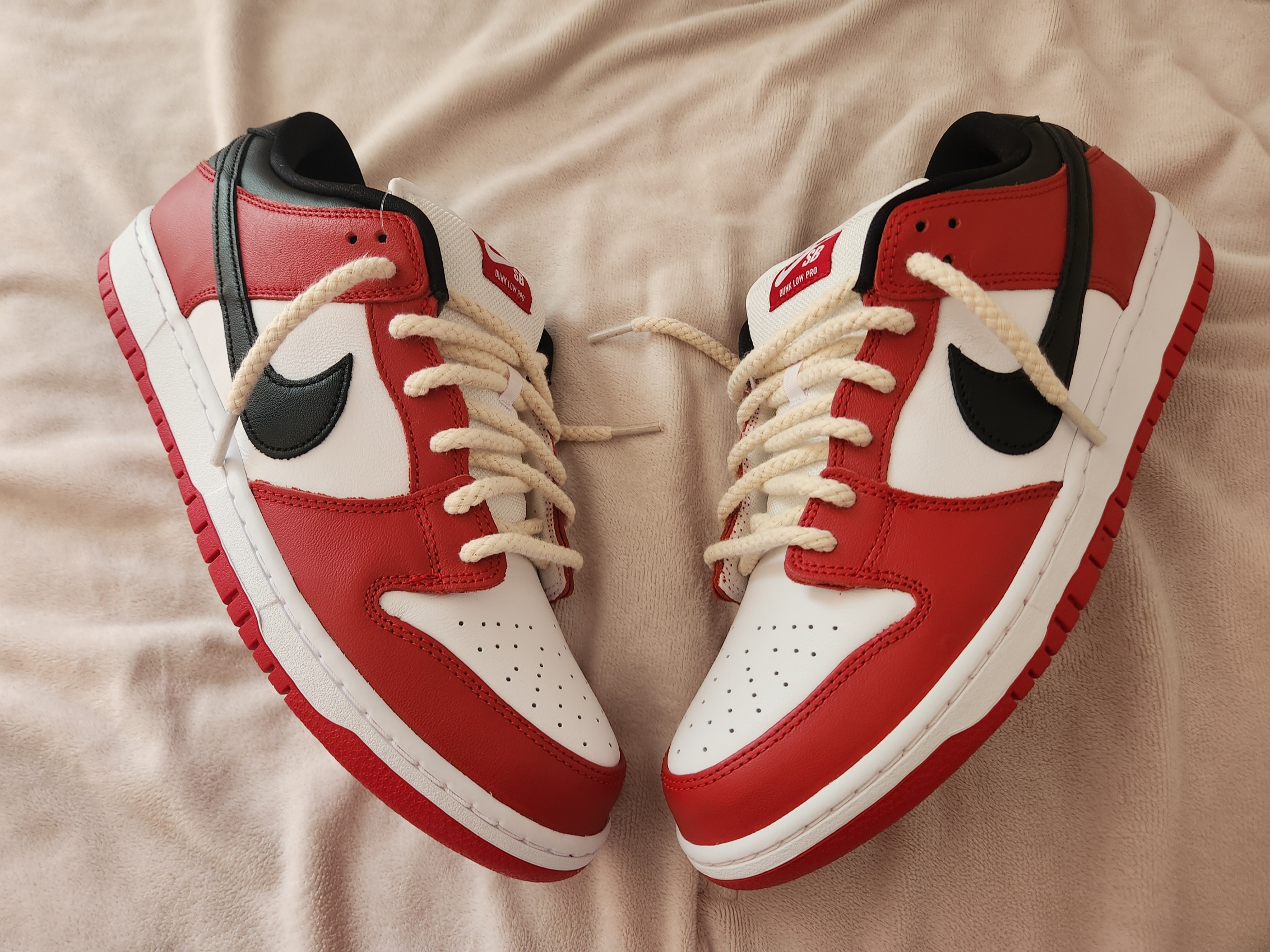 Nike SB Dunk Low Pro Chicago 착용 스타일 - 4