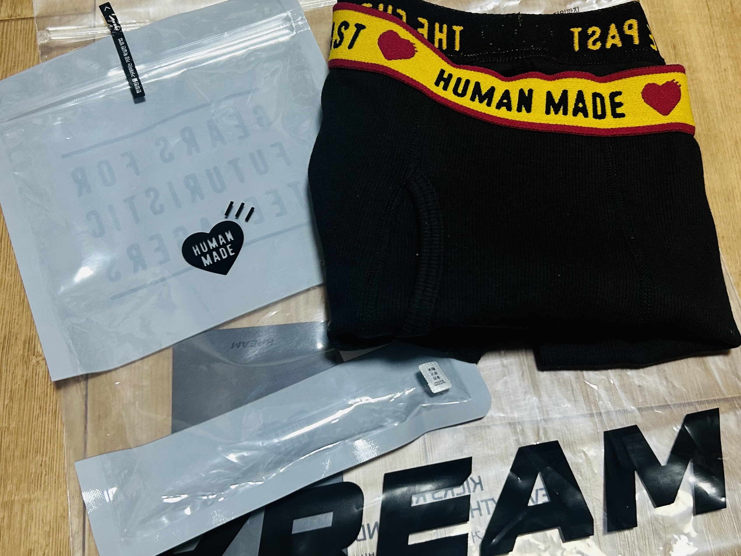 Human made Boxer Brief Navy, Human made Boxer Brief Black 착용 스타일 - 2