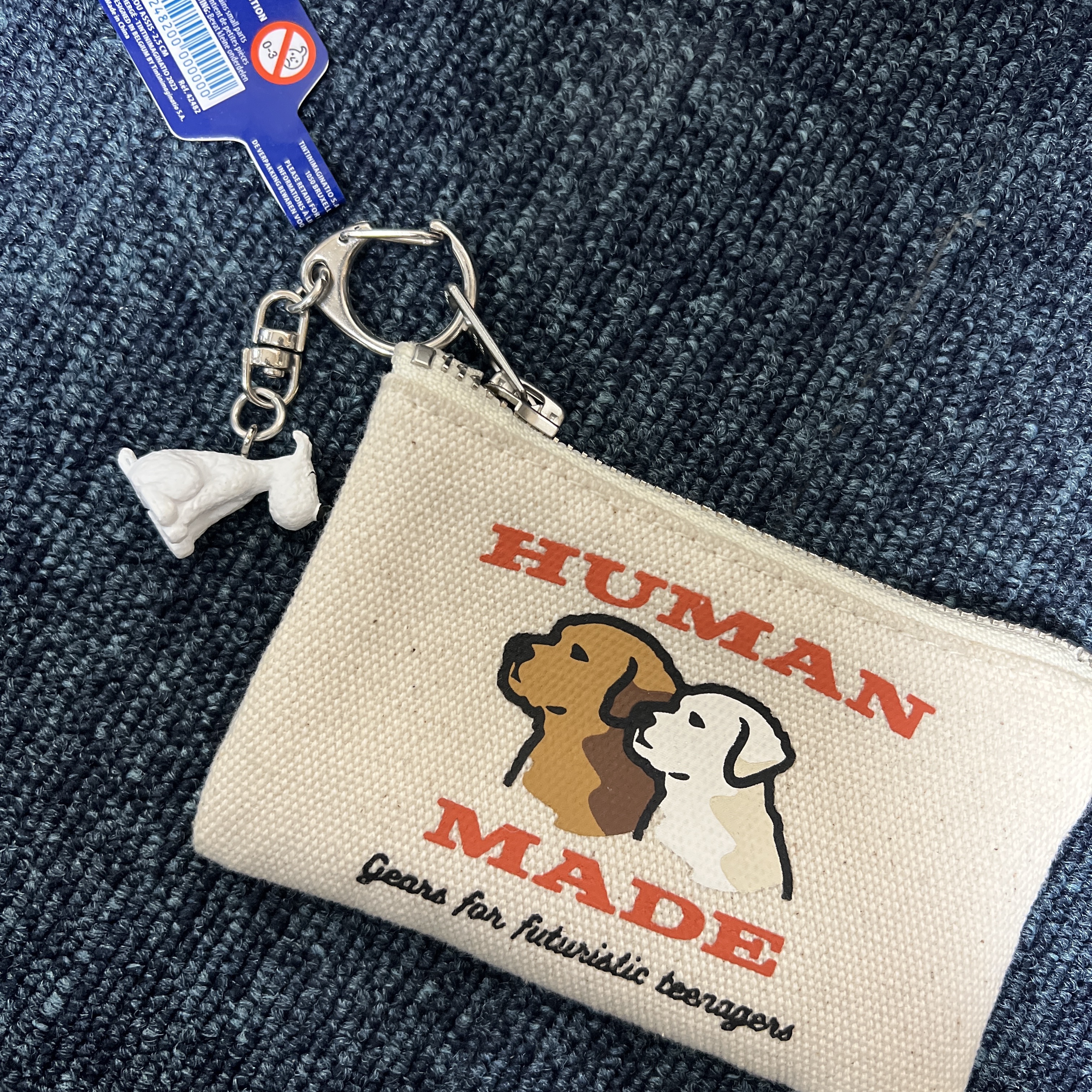 Human Made Card Case White 착용 스타일
