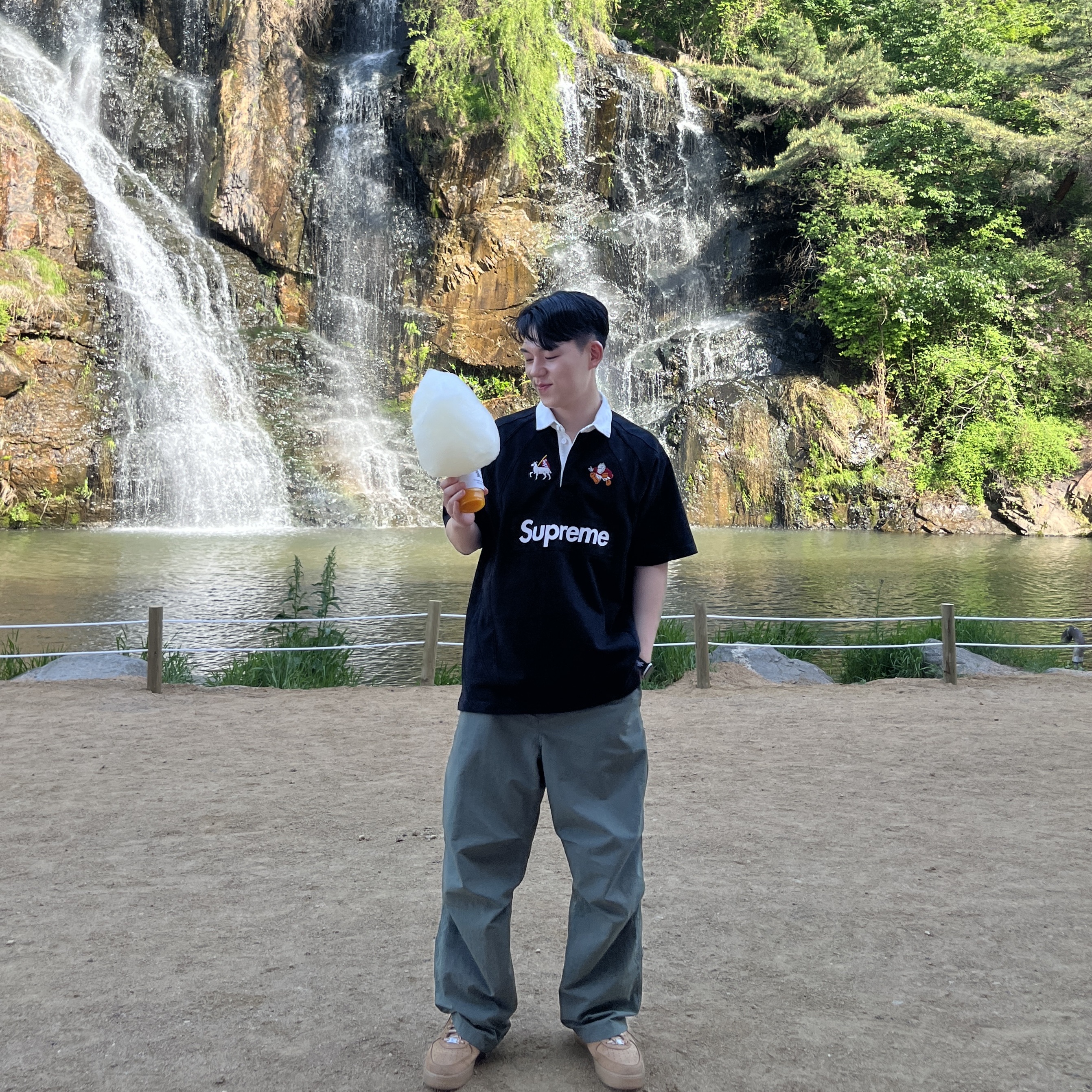 Supreme S/S Rugby Black - 24SS 착용 스타일 - 1