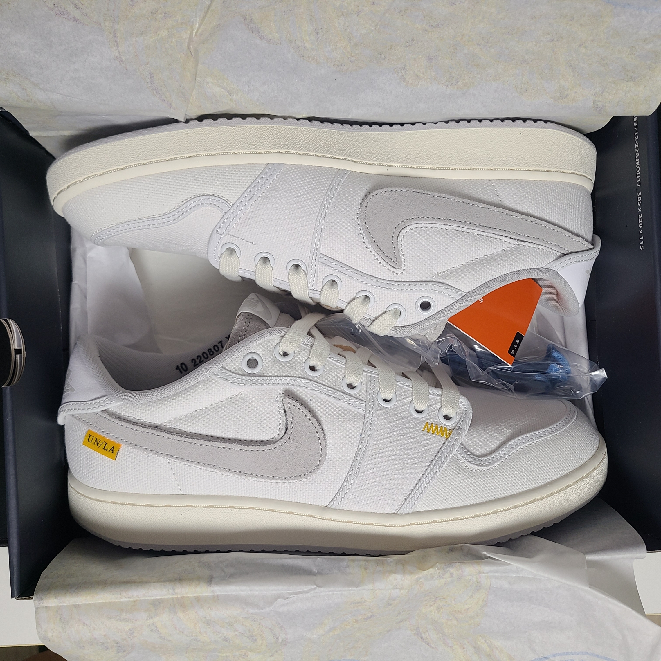 Jordan 1 x Union KO Low White 착용 스타일 - 10