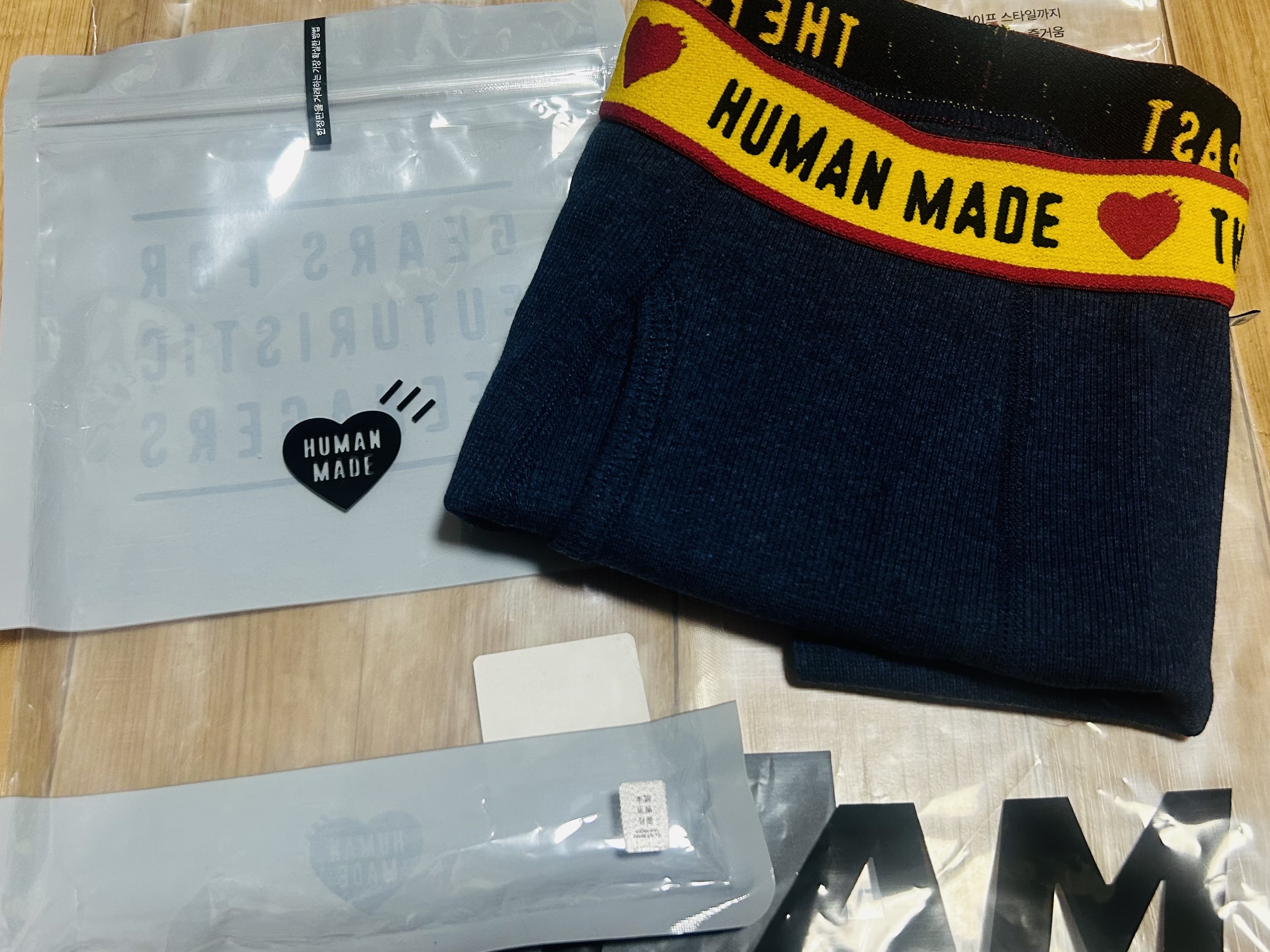 Human made Boxer Brief Navy, Human made Boxer Brief Black 착용 스타일 - 3