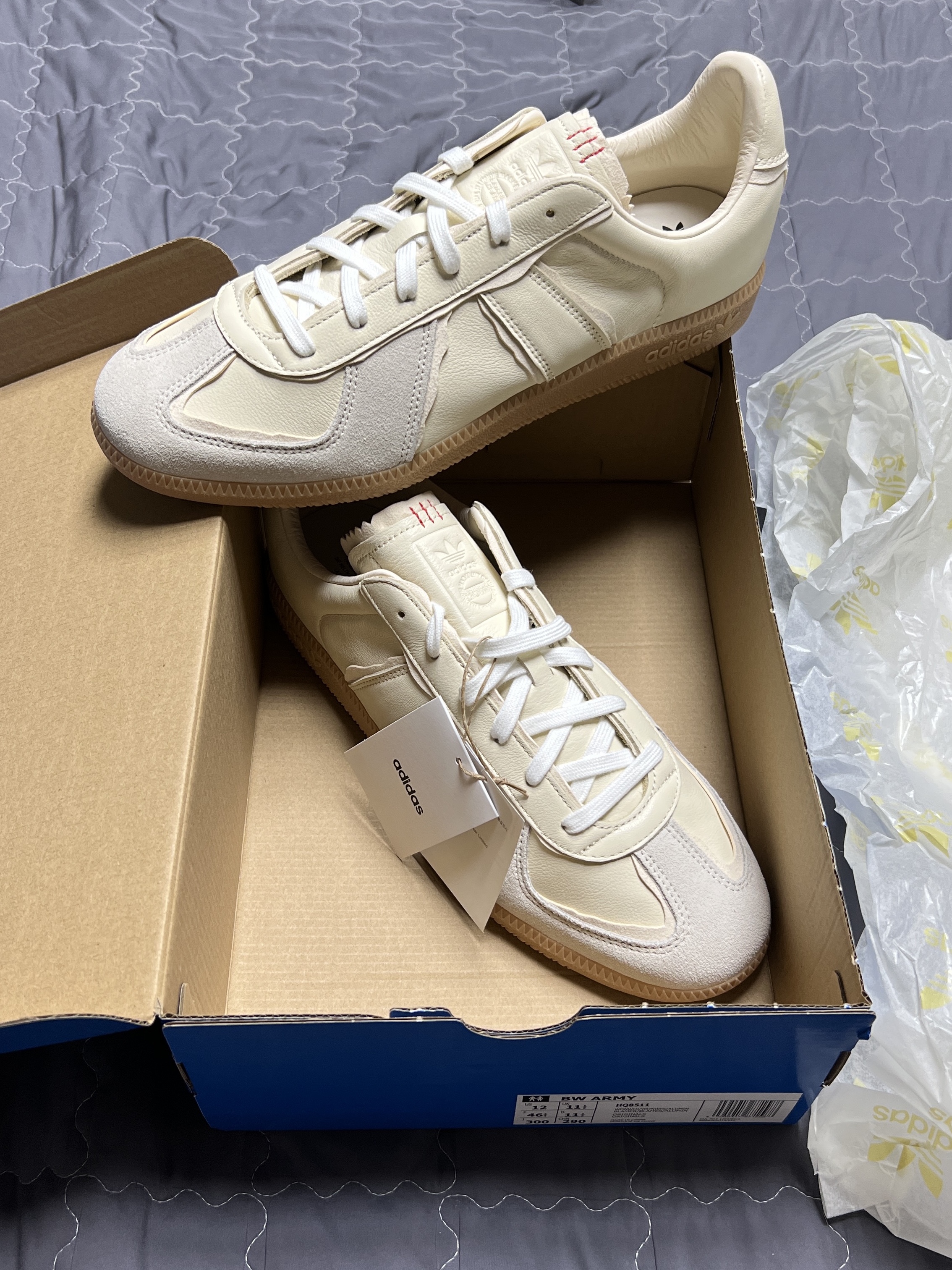 Adidas BW Army Wonder White Aluminium 착용 스타일
