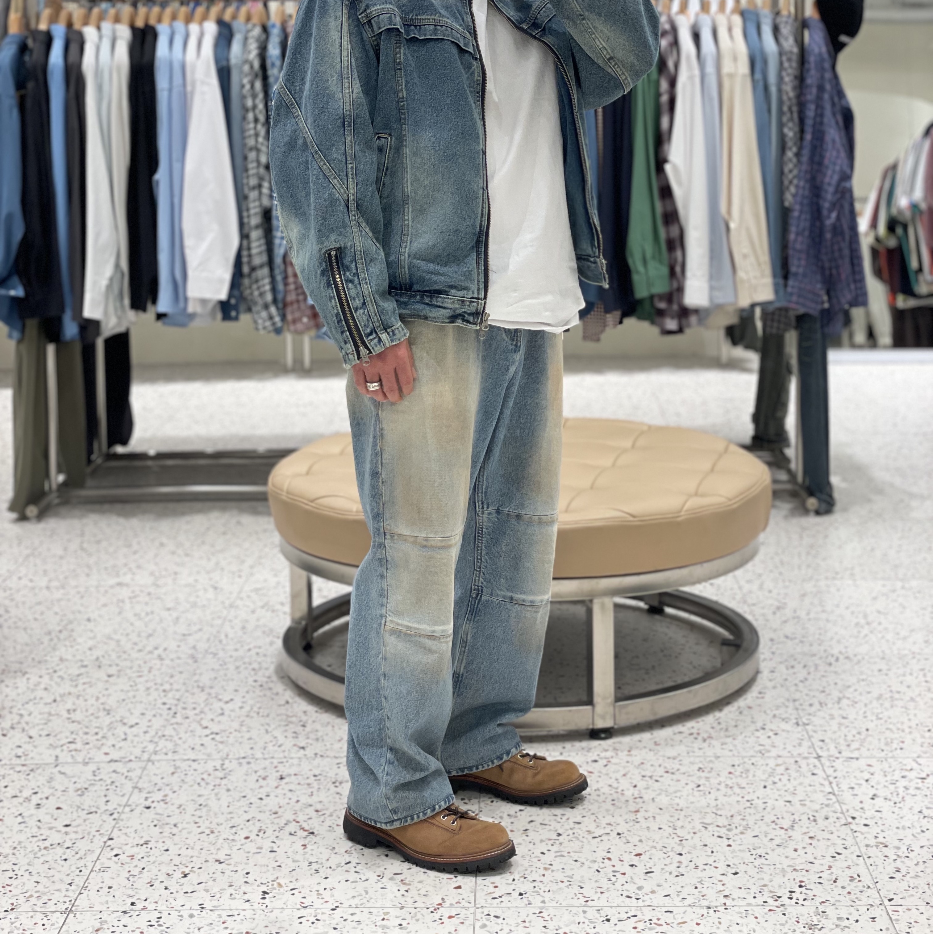 Red Wing Iron Ranger 8083 Hawthrone Muleskinner - D 착용 스타일