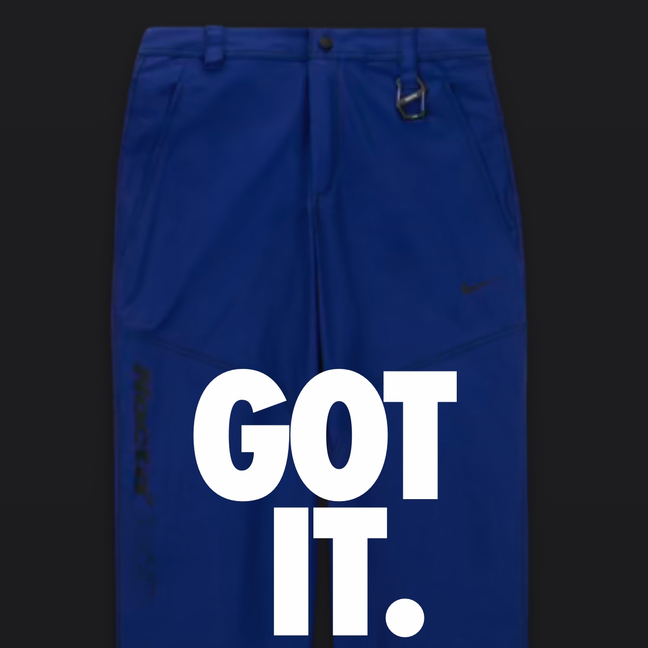 Nike x Drake Nocta x Kar L'Art De L'Automobile Pant Deep Royal Blue (FD6510-455) 착용 스타일