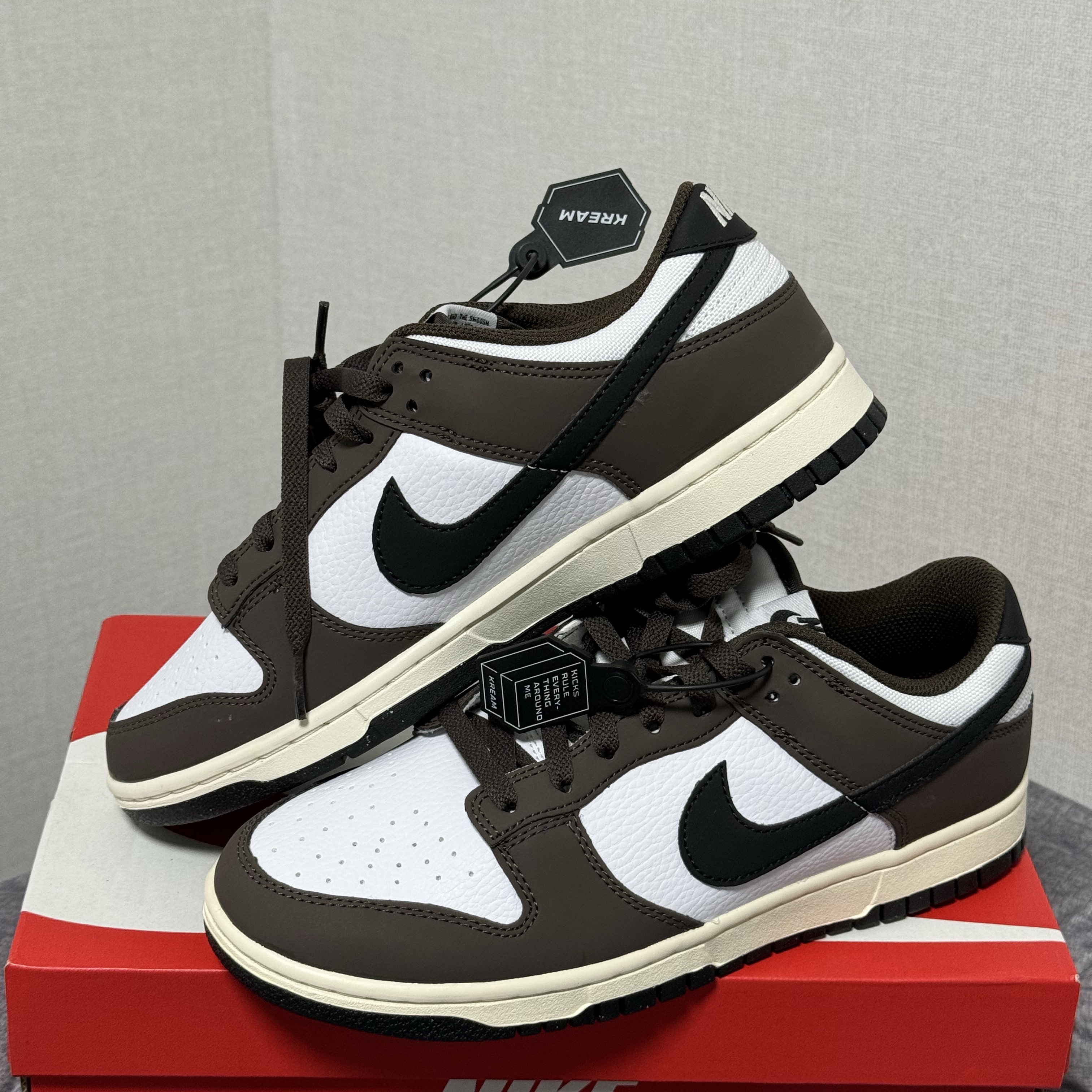 Nike Dunk Low Retro Next Nature Baroque Brown White 착용 스타일