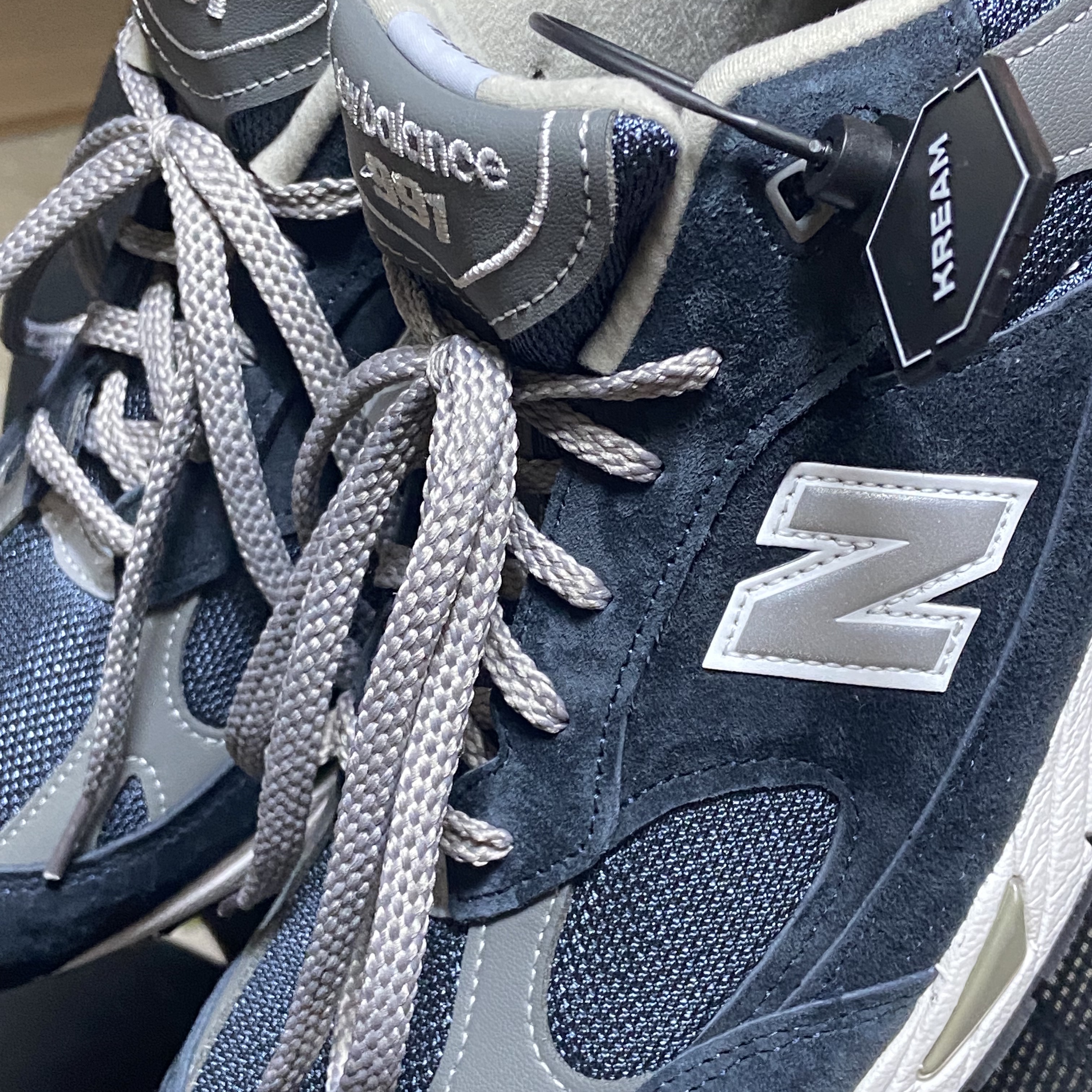 New Balance 991 Made in UK Navy 착용 스타일 - 1