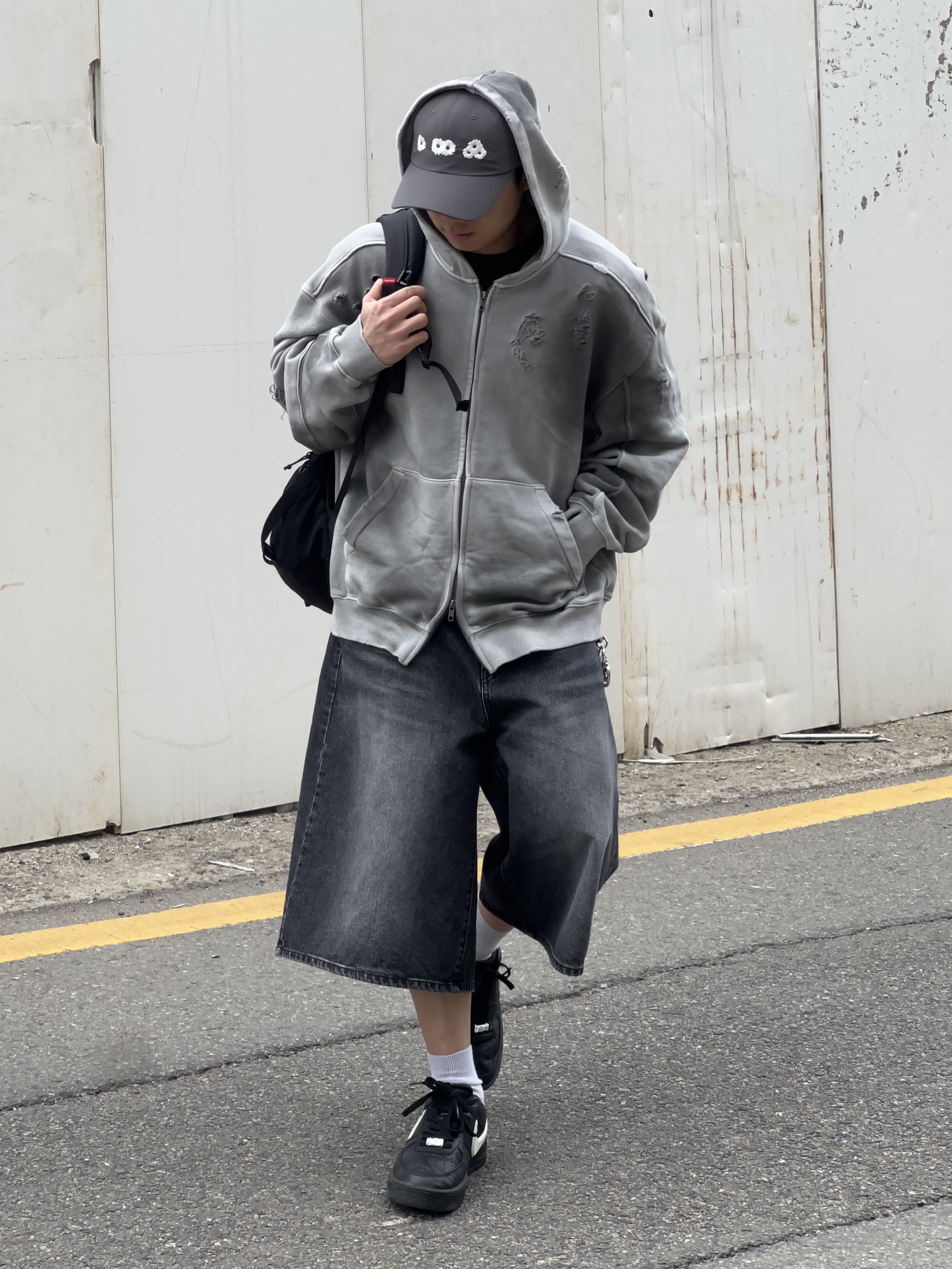 Nike x Ambush Air Force 1 Low SP Black 착용 스타일