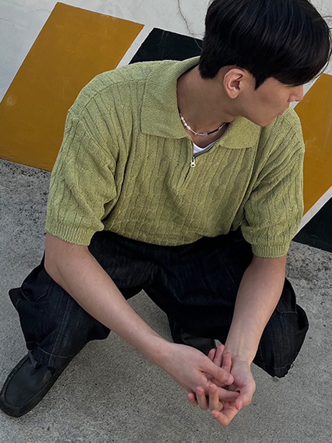 Clarks x United Arrows Natalie Mabel Black 착용 스타일