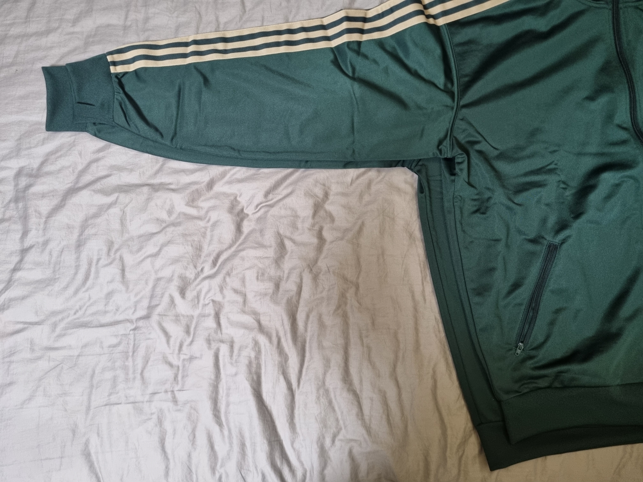 Adidas Originals Beckenbauer Track Jacket Shadow Green - KR Sizing 착용 스타일 - 2