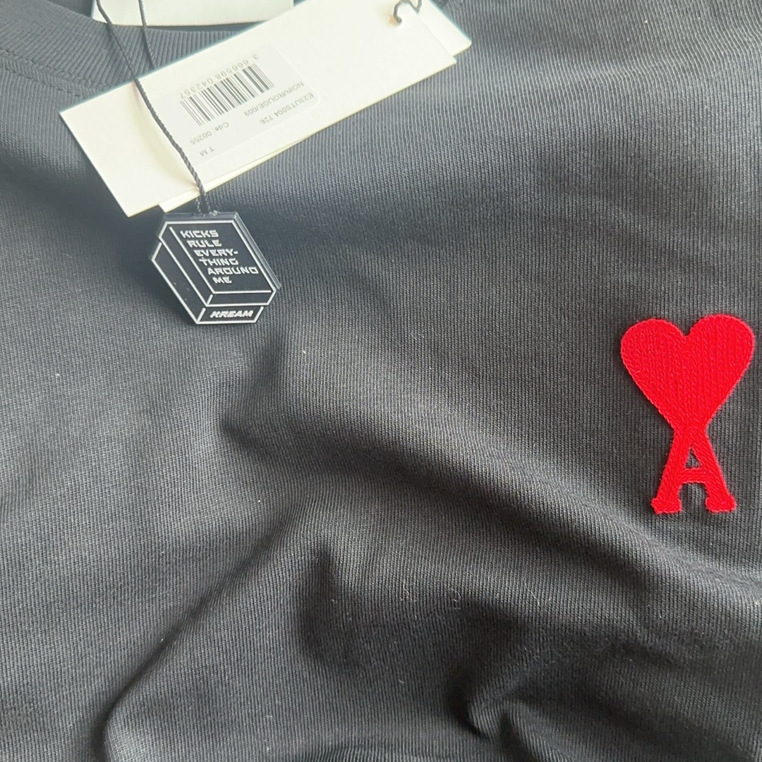 AMI de Coeur T-Shirt Black 착용 스타일