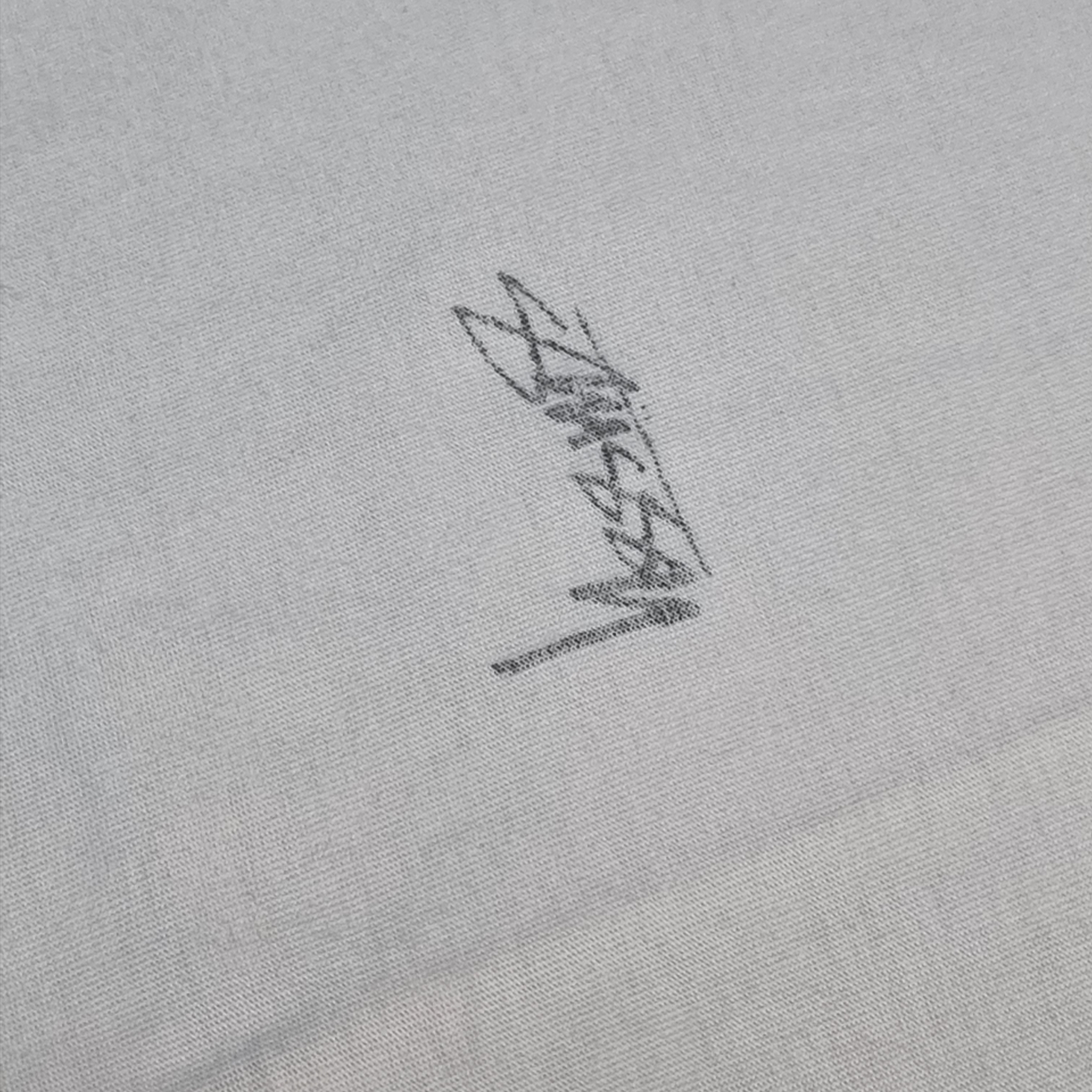 Stussy Lazy T-Shirt Bone 착용 스타일 - 2