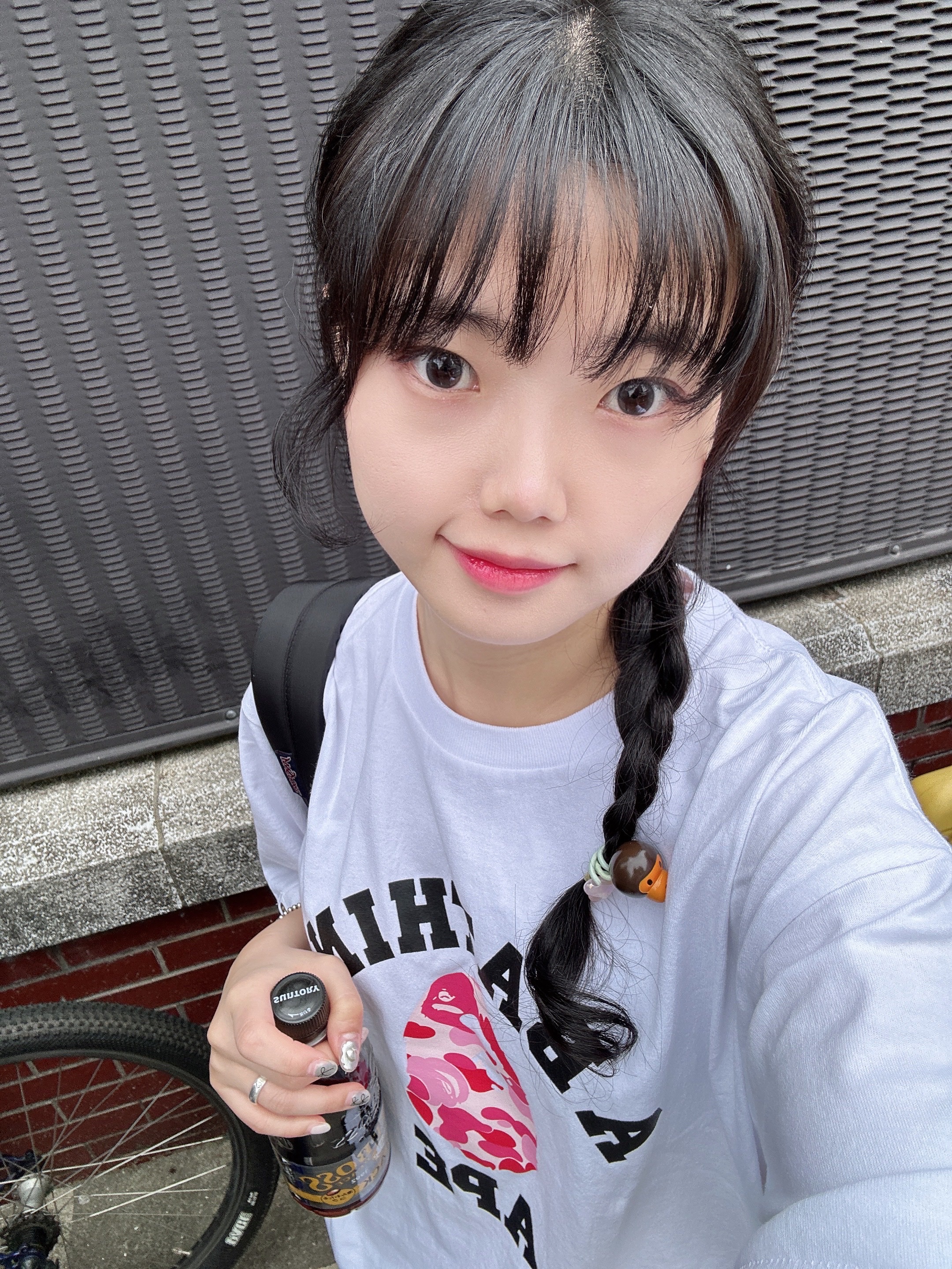BAPE ABC Camo College T-Shirt White Blue, Gucci Blind For Love Ring Silver 착용 스타일