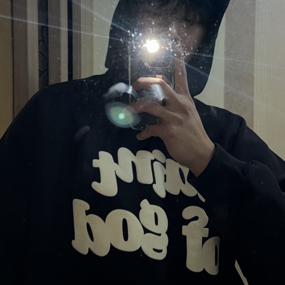 Fear of God x Saint Mxxxxxx Saint of God Hoodie Black 착용 스타일