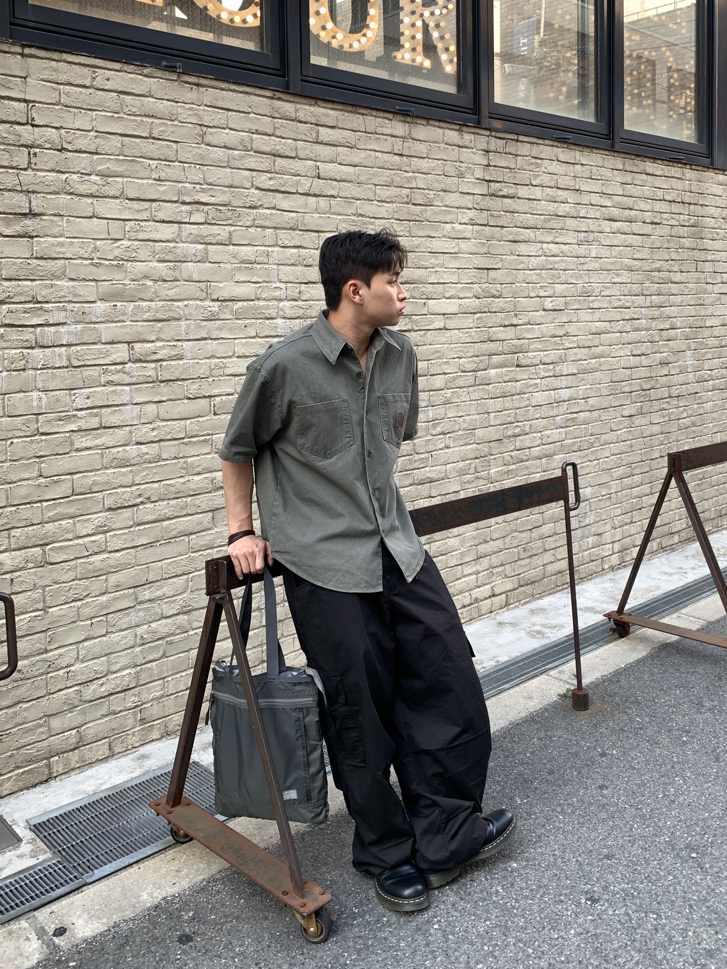 Dr. Martens 1461 Smooth Black 착용 스타일