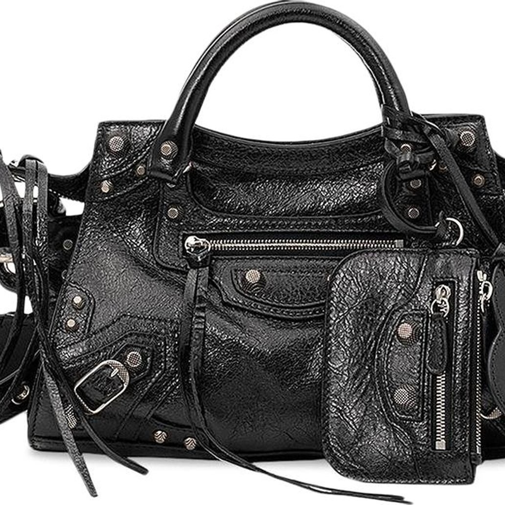 Balenciaga Neo Cagole XS Handbag Black 착용 스타일 - 2