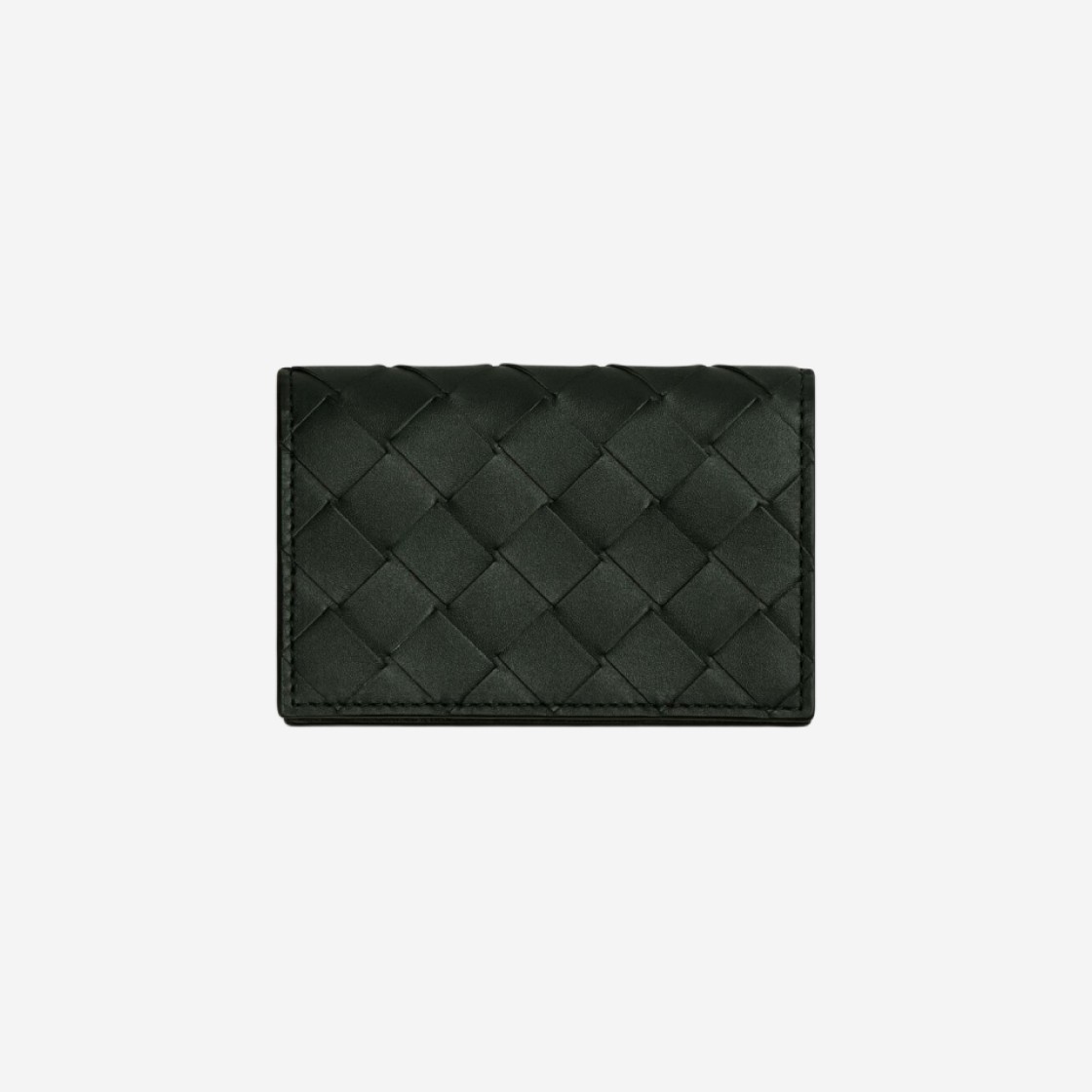 Bottega Veneta Business Card Case Dark Green 상세 이미지 1