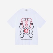 Cav Empt WB Ziggurat Heads II Star C.E Red T-Shirt White - 24SS