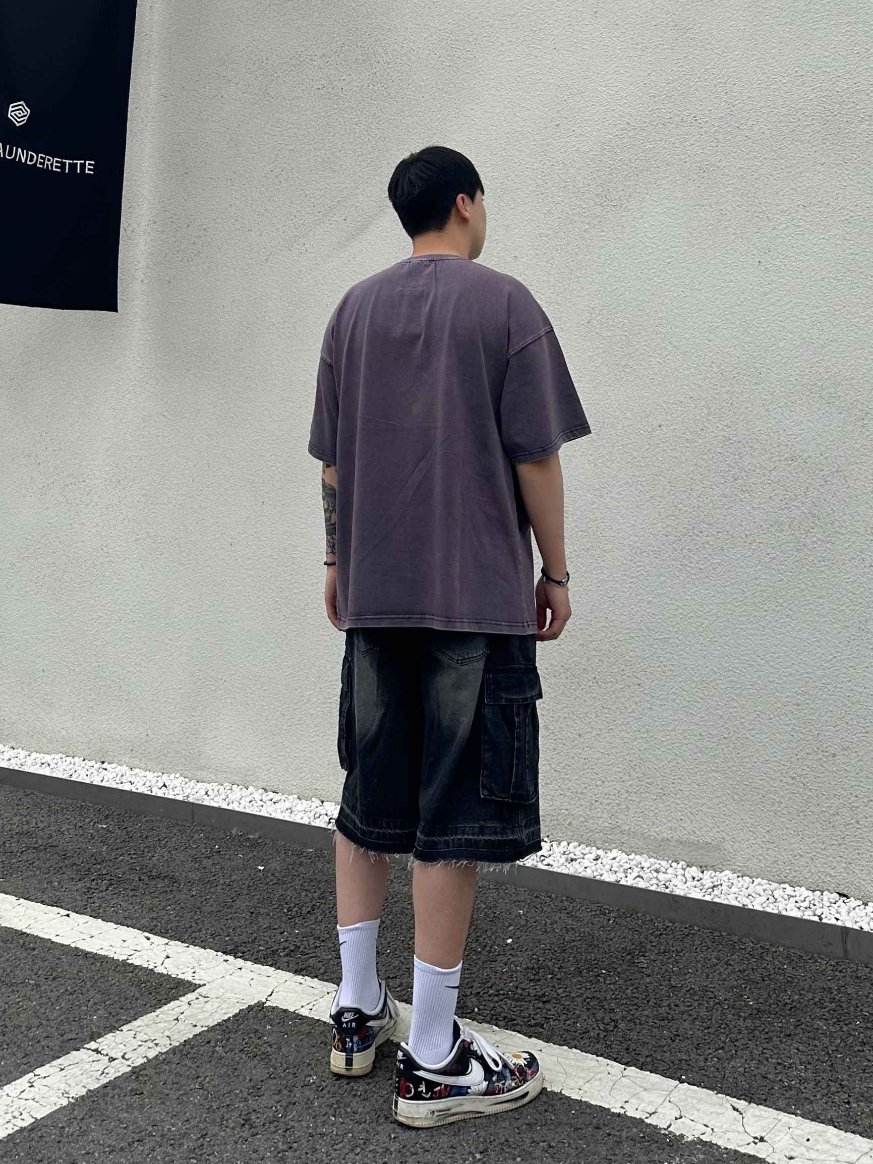 Nike x Peaceminusone Air Force 1 Low Para-Noise 착용 스타일 - 2