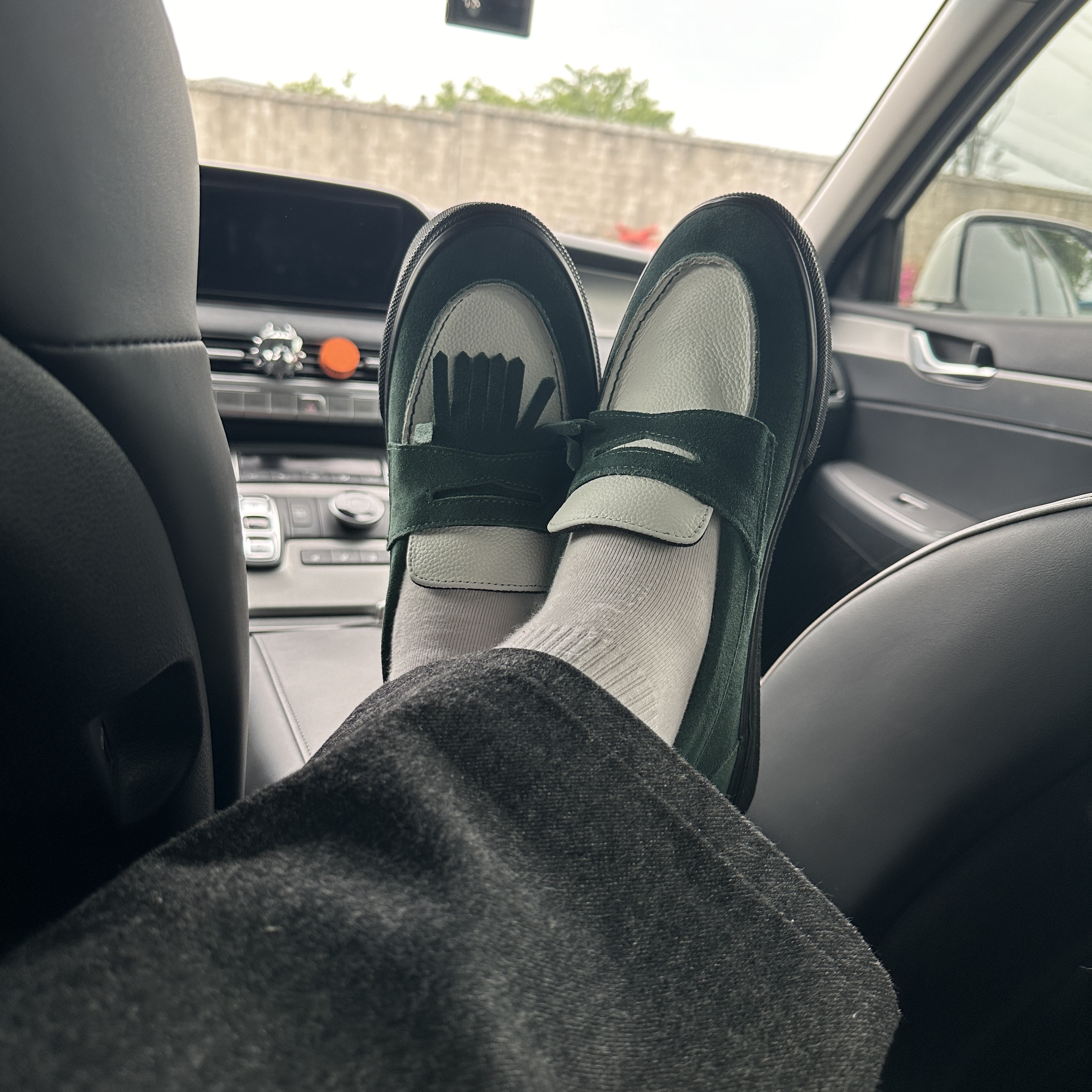 Vans x Arihara Miyukii Loafer Green White 착용 스타일