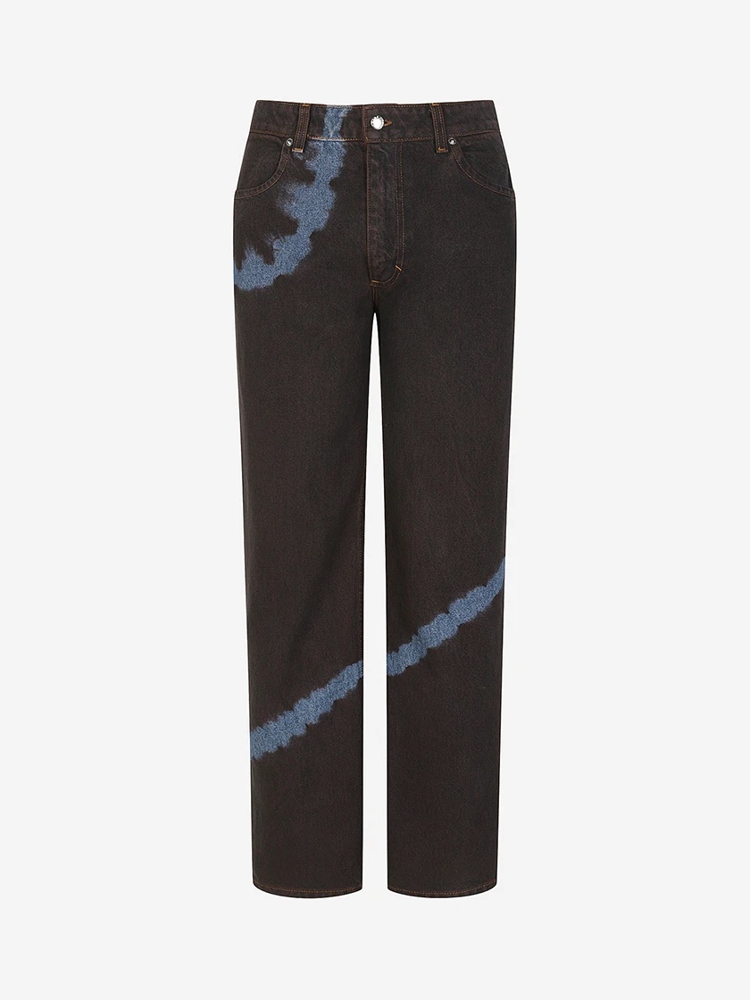 Eckhaus Latta Straight Leg Jean Rope 착용 스타일 - 8