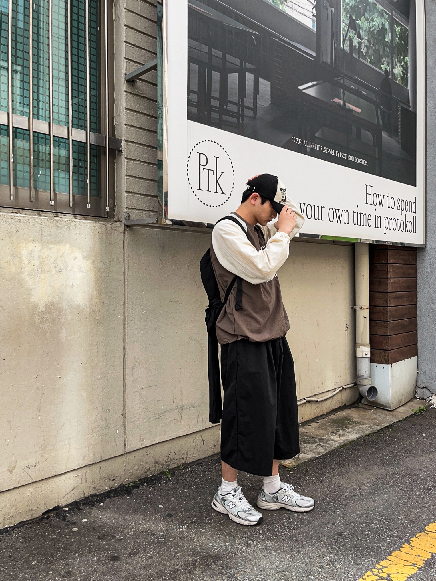 New Balance 530 Steel Grey 착용 스타일 - 3