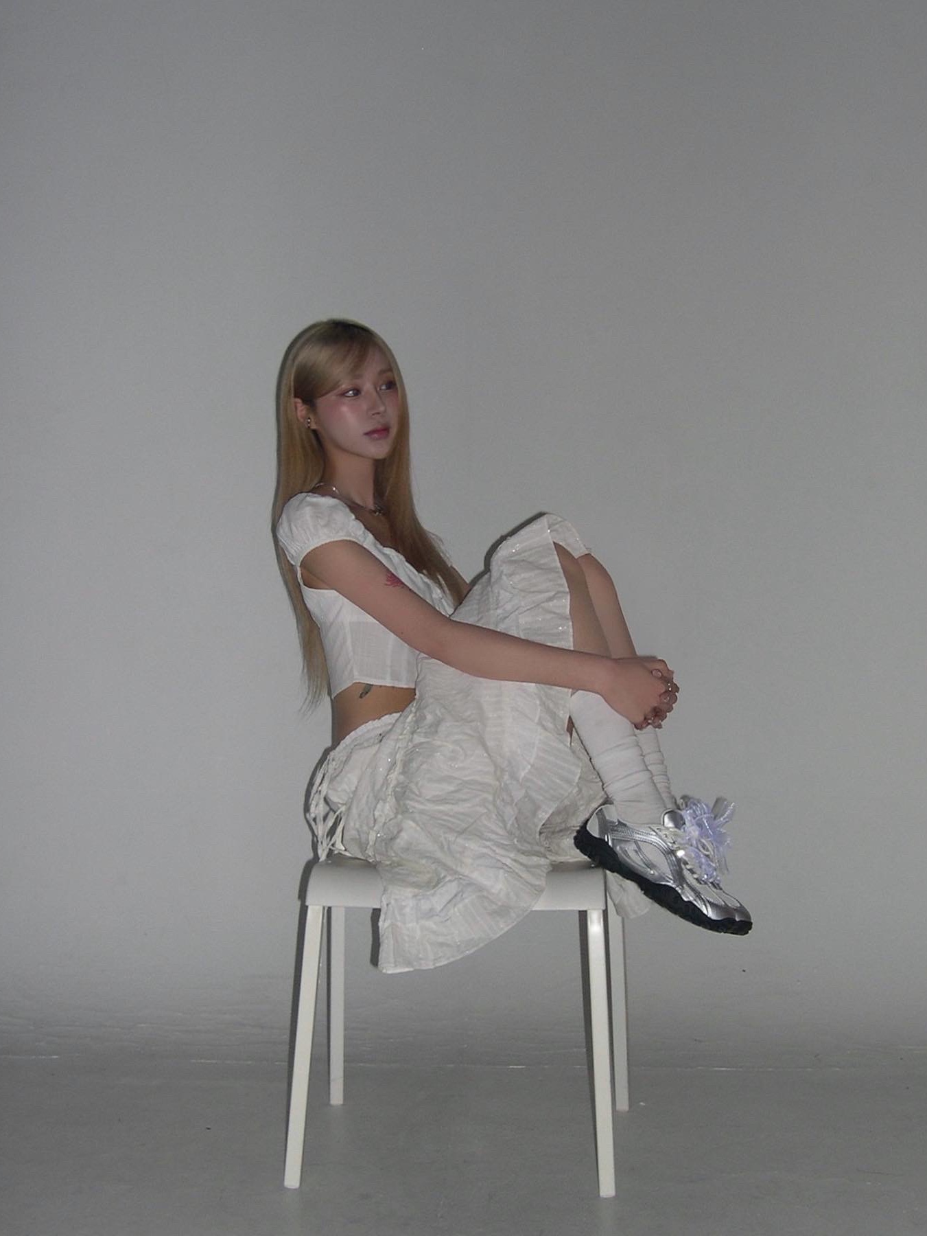 Fila Echappe MS Silver Moon 착용 스타일 - 5