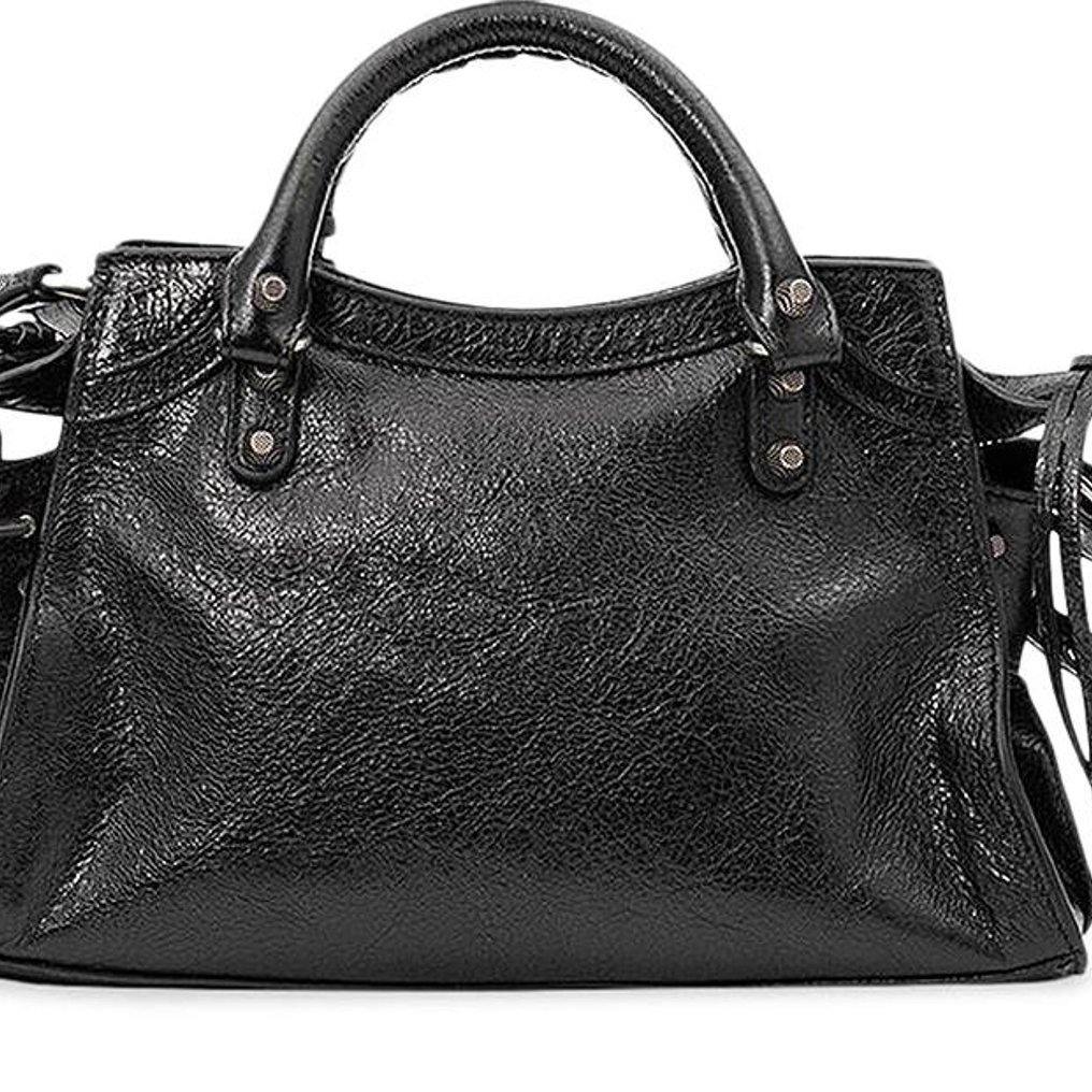 Balenciaga Neo Cagole XS Handbag Black 착용 스타일 - 3