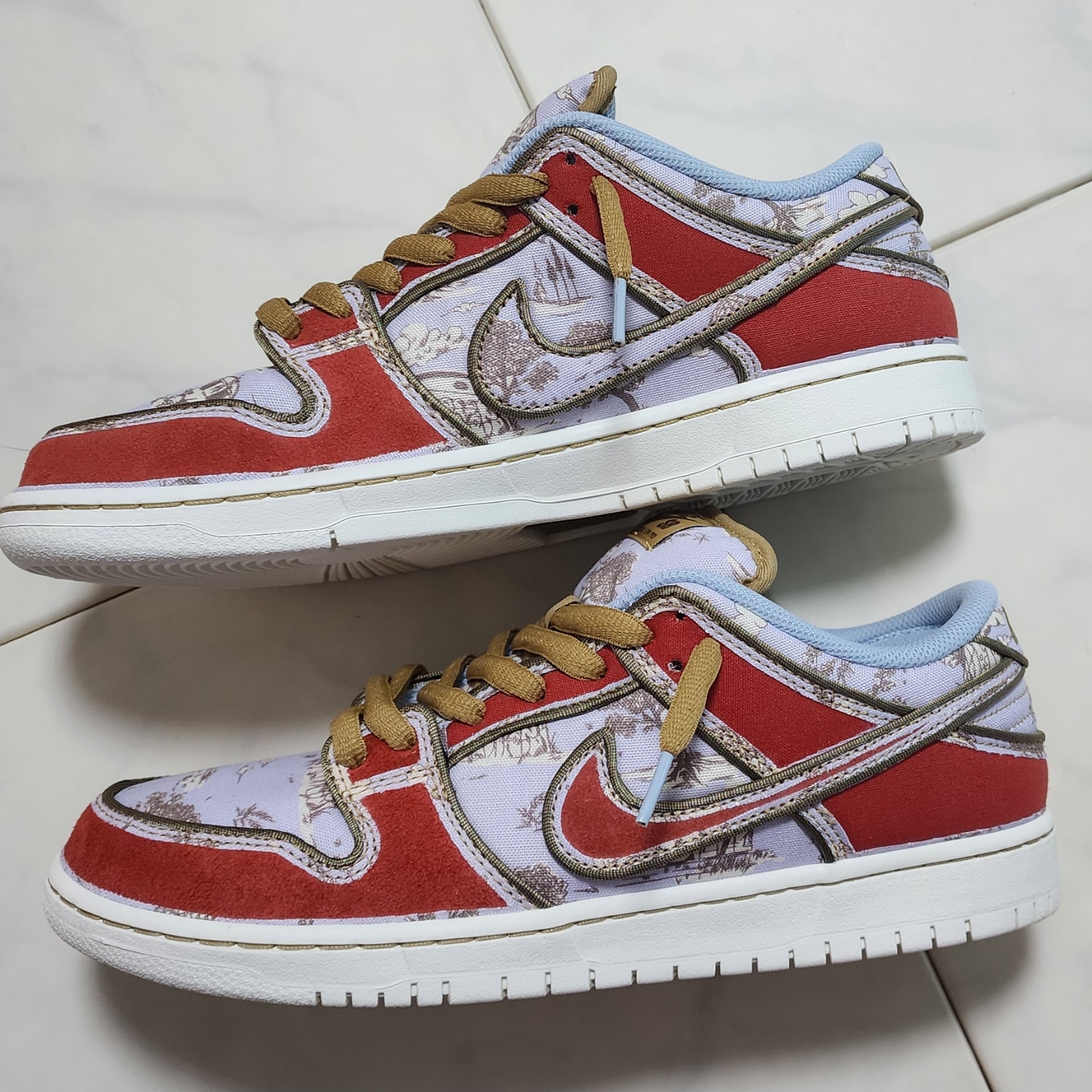 Nike SB Dunk Low Pro Premium Toile 착용 스타일