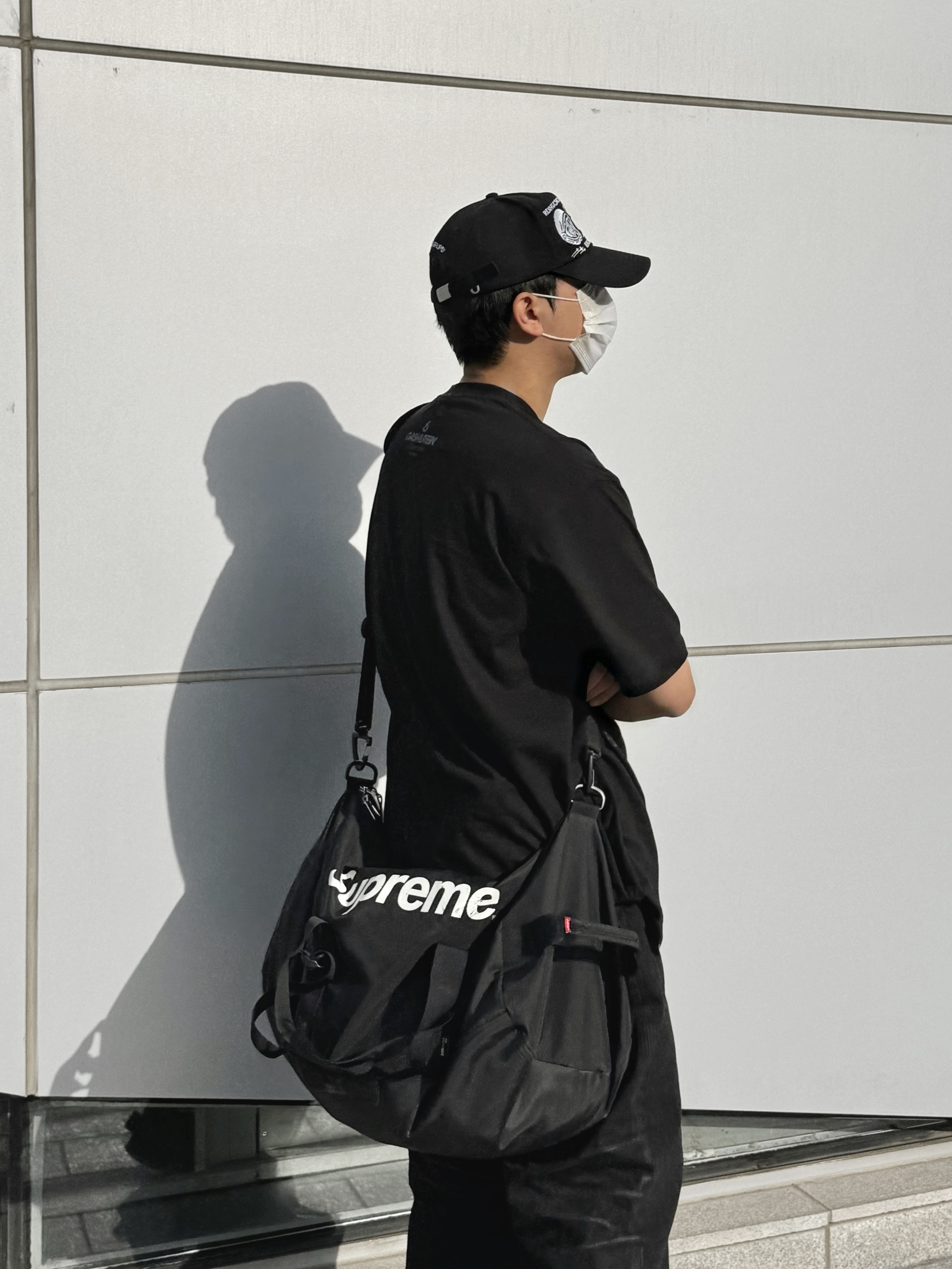 Nike x A-Cold-Wall Zoom Vomero 5 Black, Project G/R Backward Denim Pants Black 착용 스타일 - 2