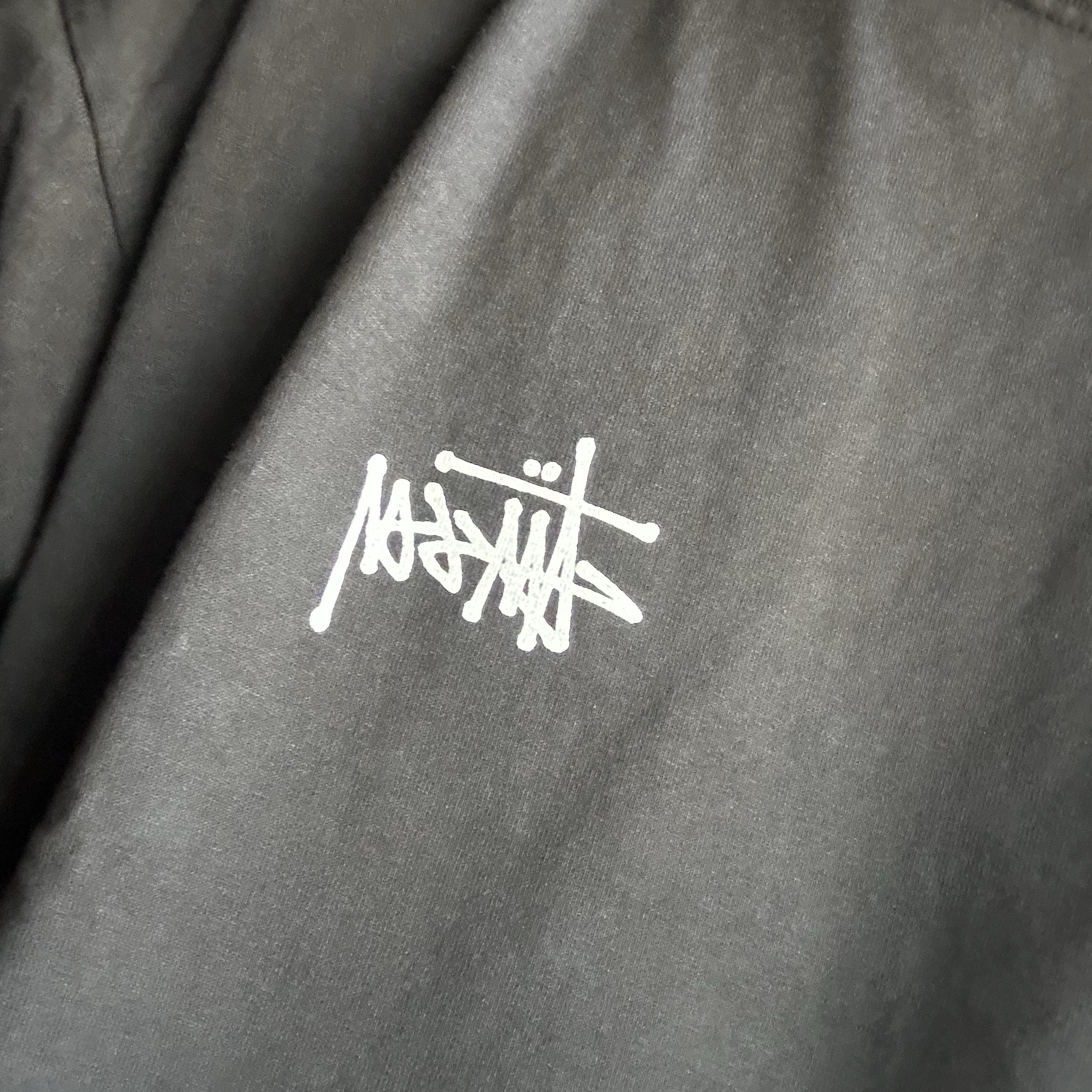 Stussy Basic Stussy Pigment Dyed T-Shirt Black 2023 착용 스타일 - 2