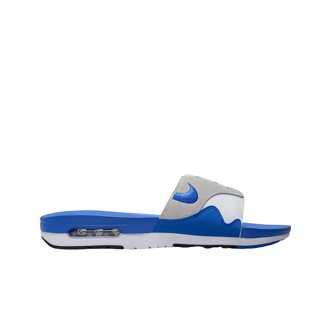 Nike Air Max 1 Slide Royal Blue Light Neutral Grey 상세 이미지 1