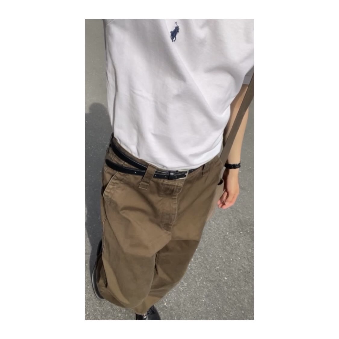[30% 적립] Polo Ralph Lauren Classic Fit Garment Dyed Oxford Shirt White 착용 스타일