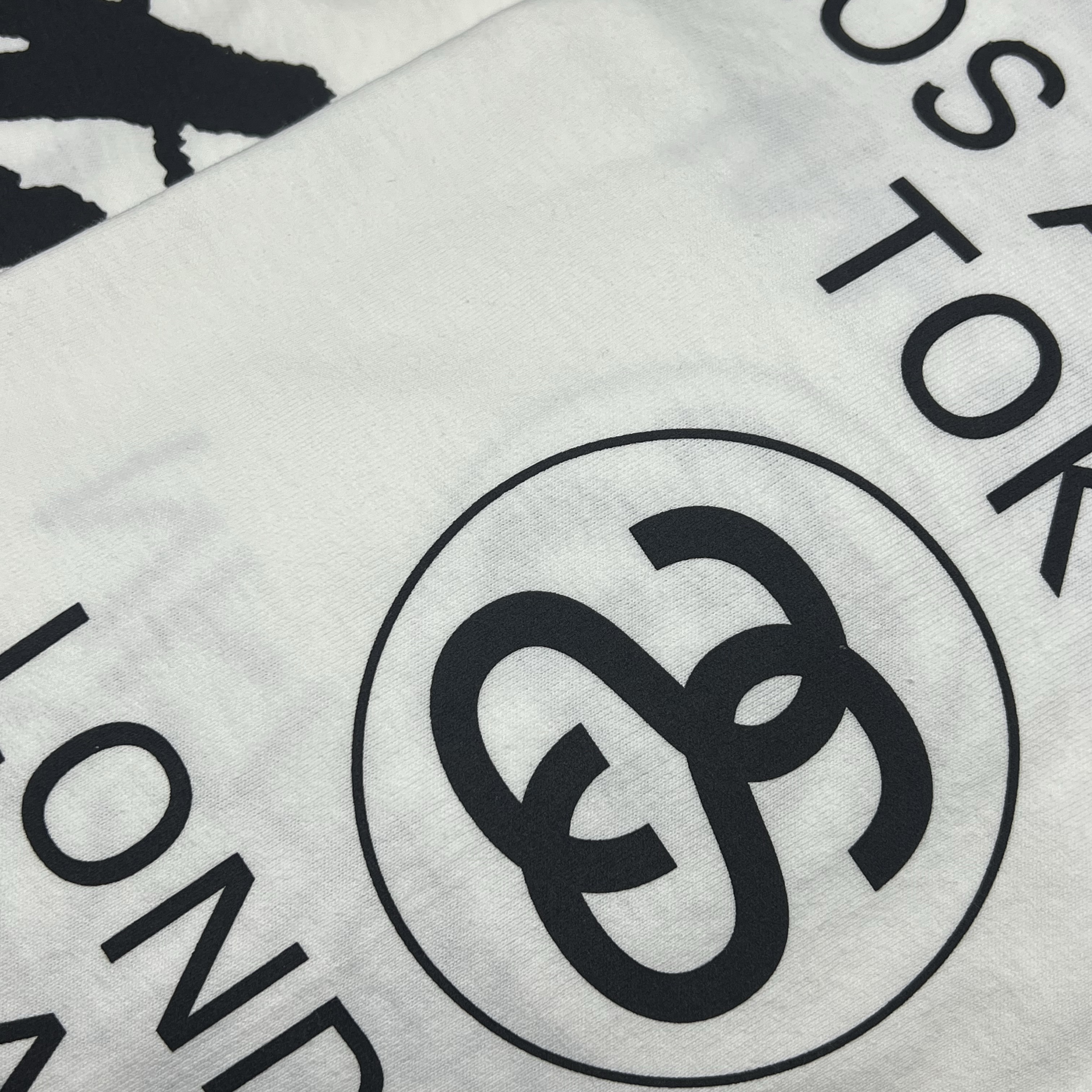 Stussy 8 Ball Pigment Dyed T-Shirt Natural, Stussy World Tour T-Shirt White 2024,2025 착용 스타일 - 2