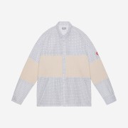 Cav Empt Wide Rib Cut Control Big Shirt Grey Paneled Beige - 24SS