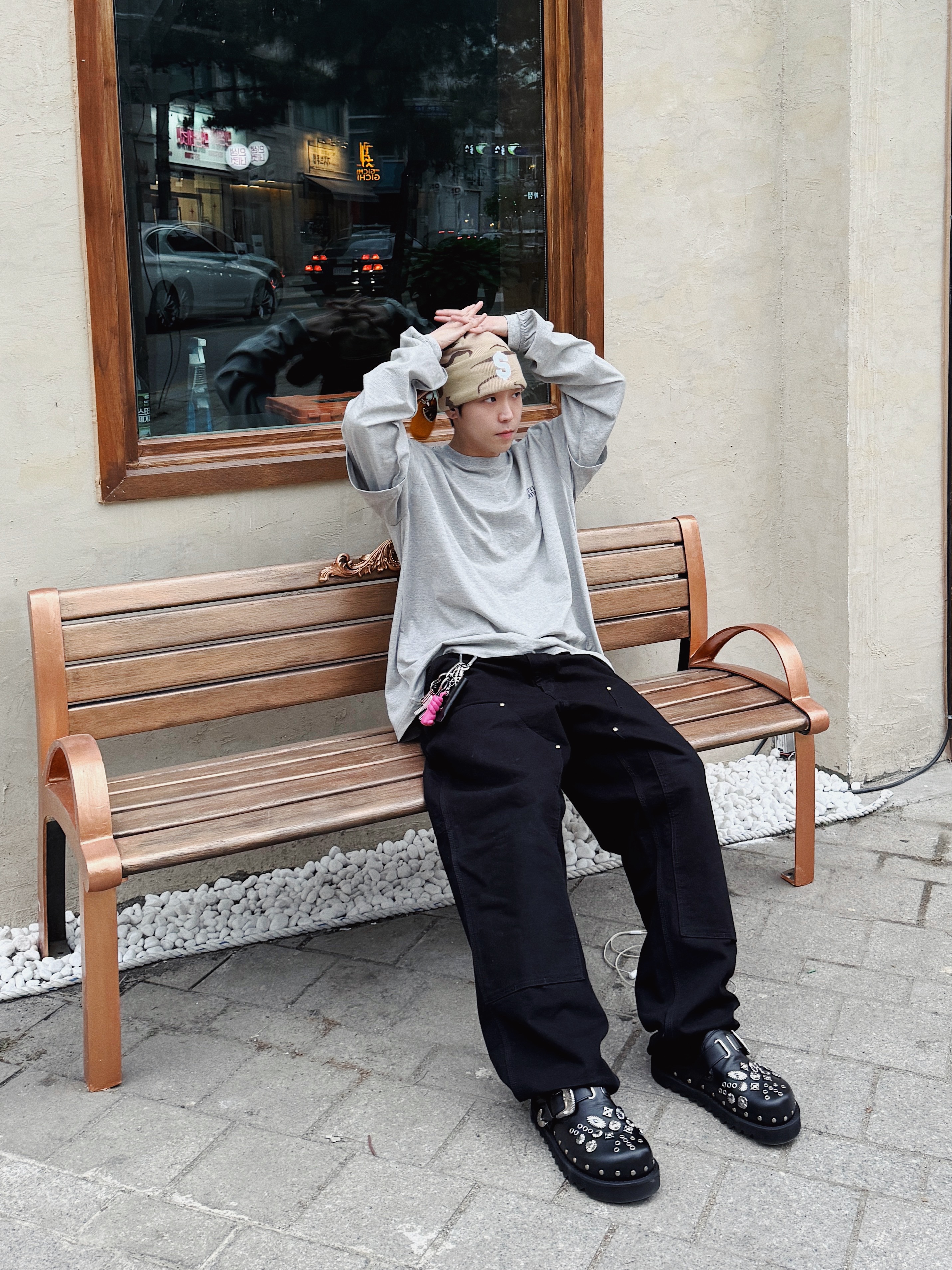 Supreme New Era $ Beanie Desert Camo - 24SS, Toga Virilis AJ1066 Mules Leather Black 착용 스타일 - 5