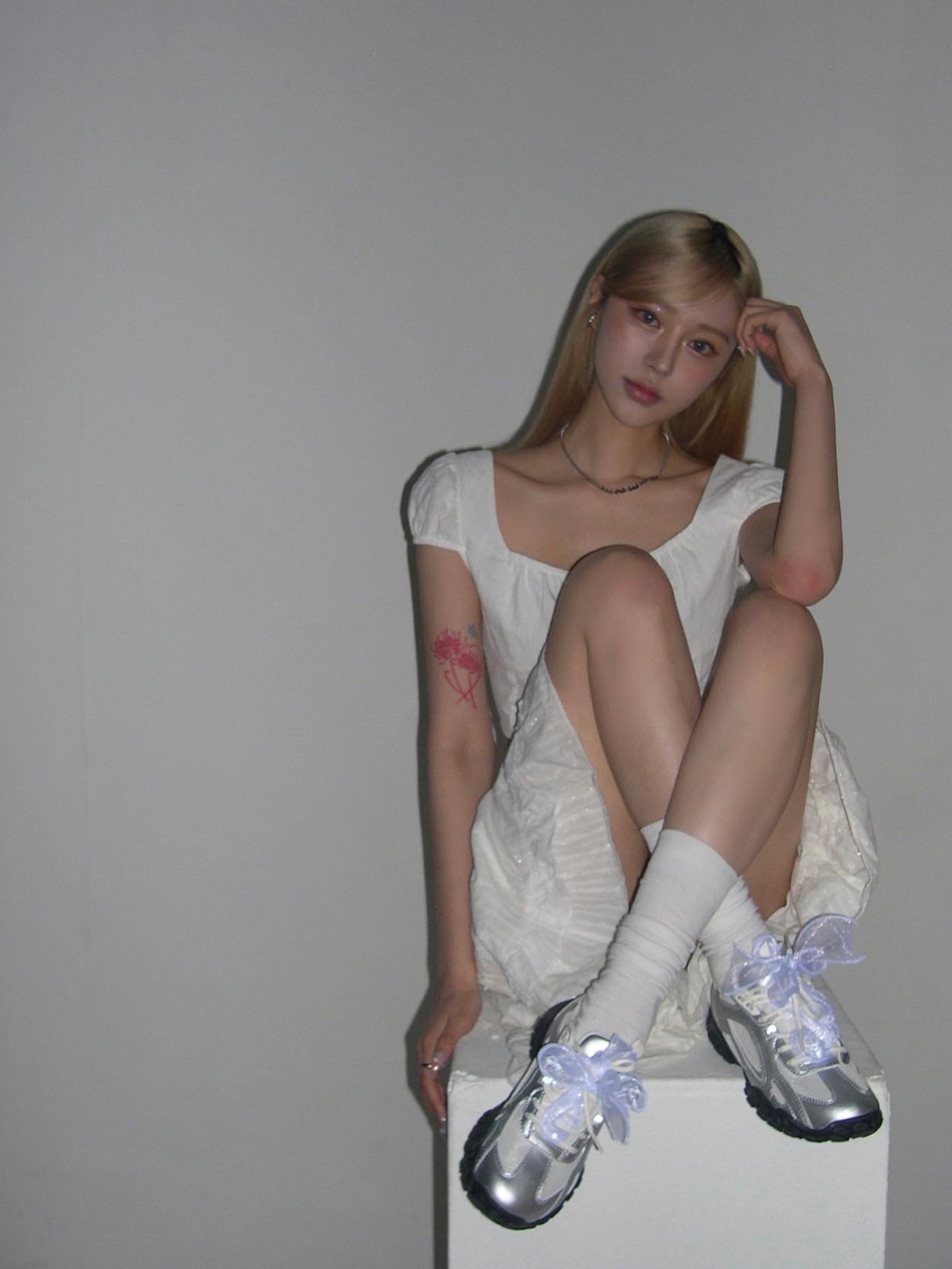 Fila Echappe MS Silver Moon 착용 스타일 - 1