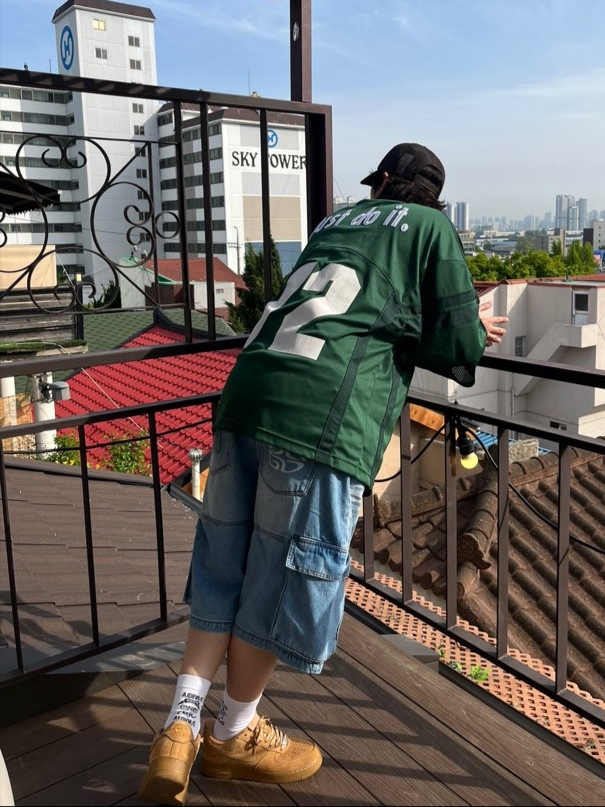 Nike x Cactus Plant Flea Market S/S Jersey Green - US/EU, Nike x Supreme Air Force 1 Low Flax 착용 스타일 - 3