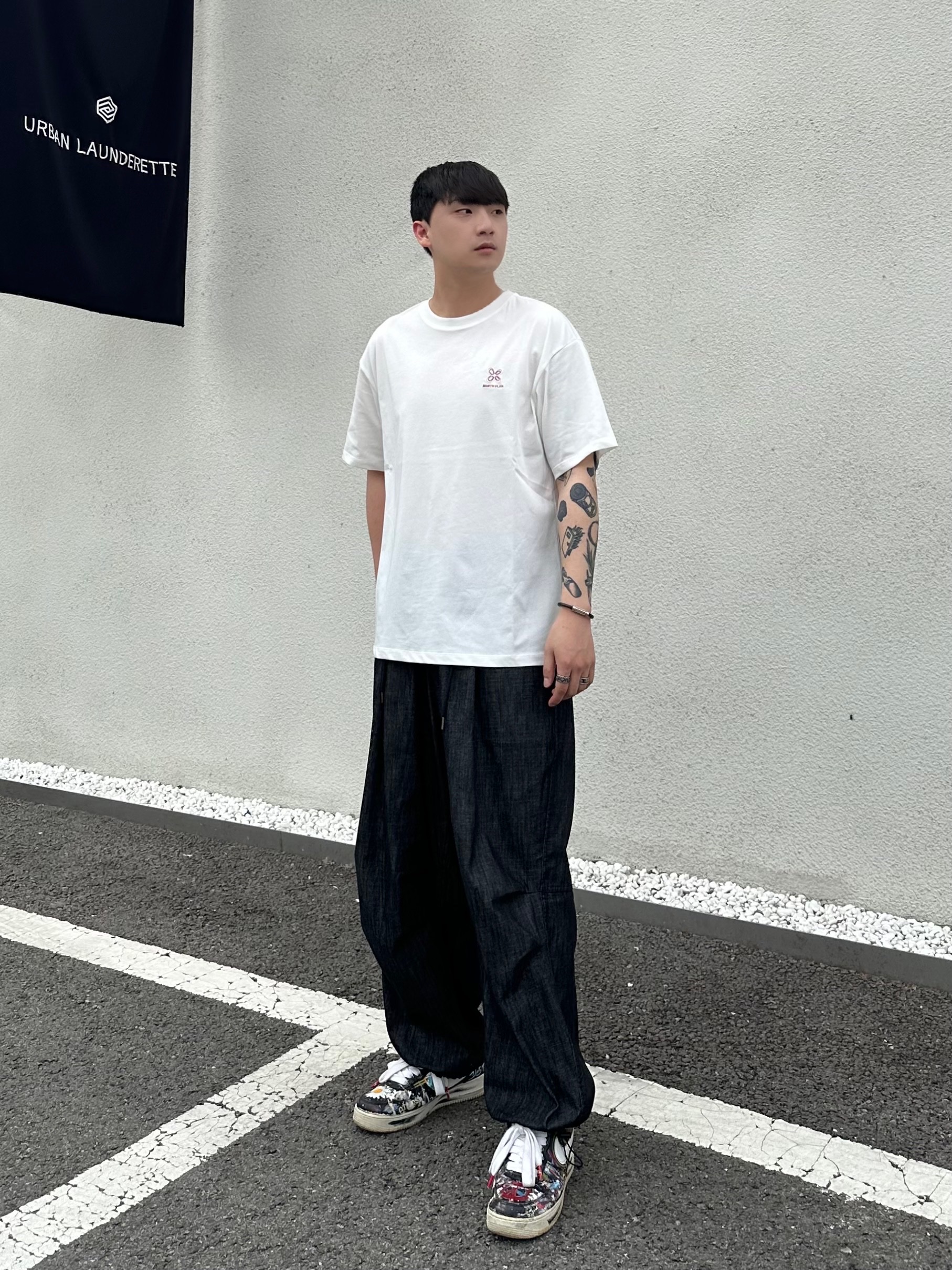 Nike x Peaceminusone Air Force 1 Low Para-Noise 착용 스타일 - 1