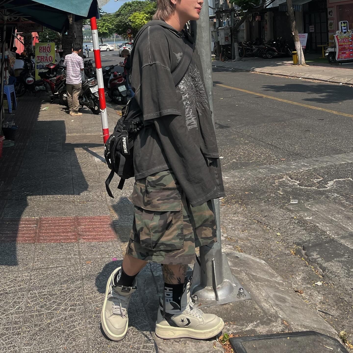 Converse x Drkshdw Turbowpn Pelican 착용 스타일 - 2
